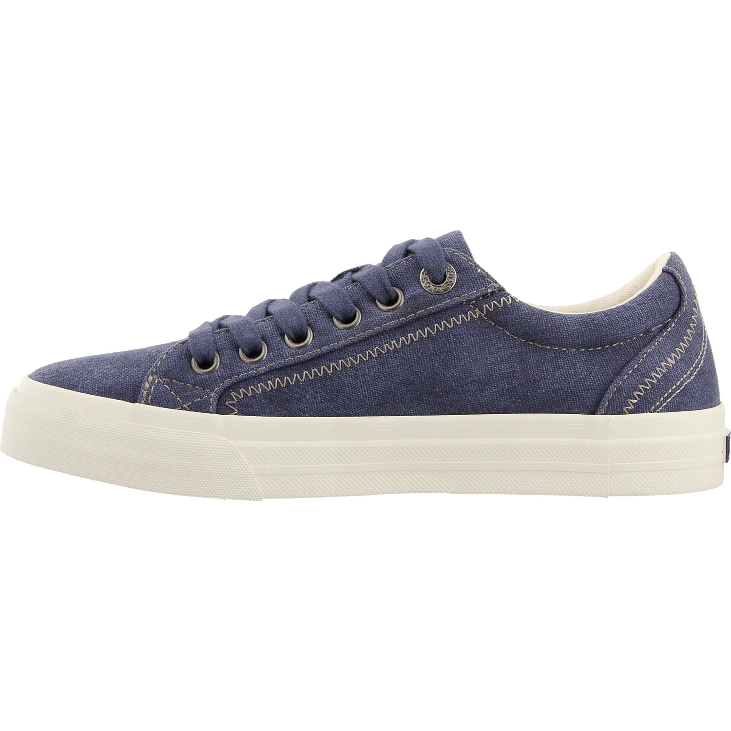 Taos Plim Soul Women's Sneakers Blue Washed Canvas - Image 3
