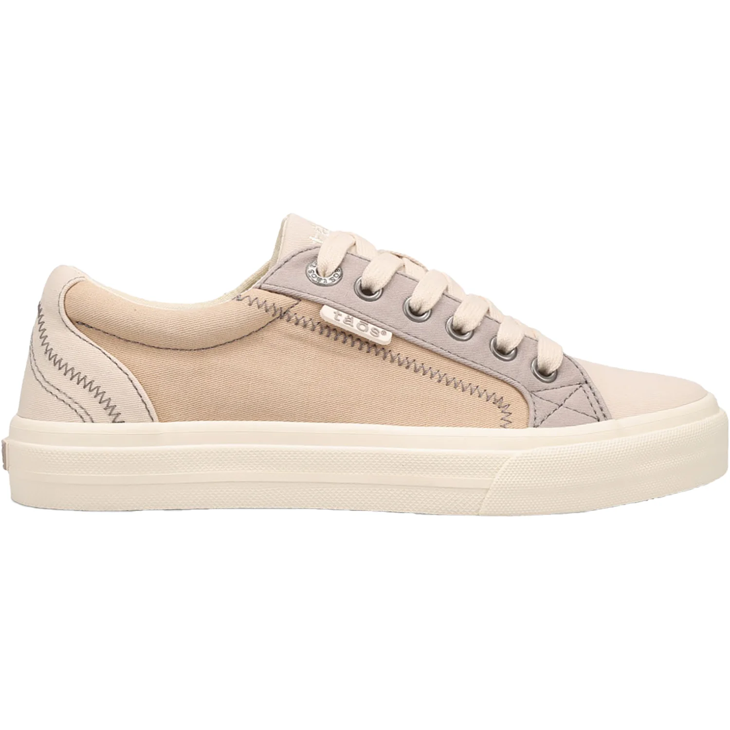 Taos Plim Soul Women's Sneakers Ecru/Tan Multi Canvas