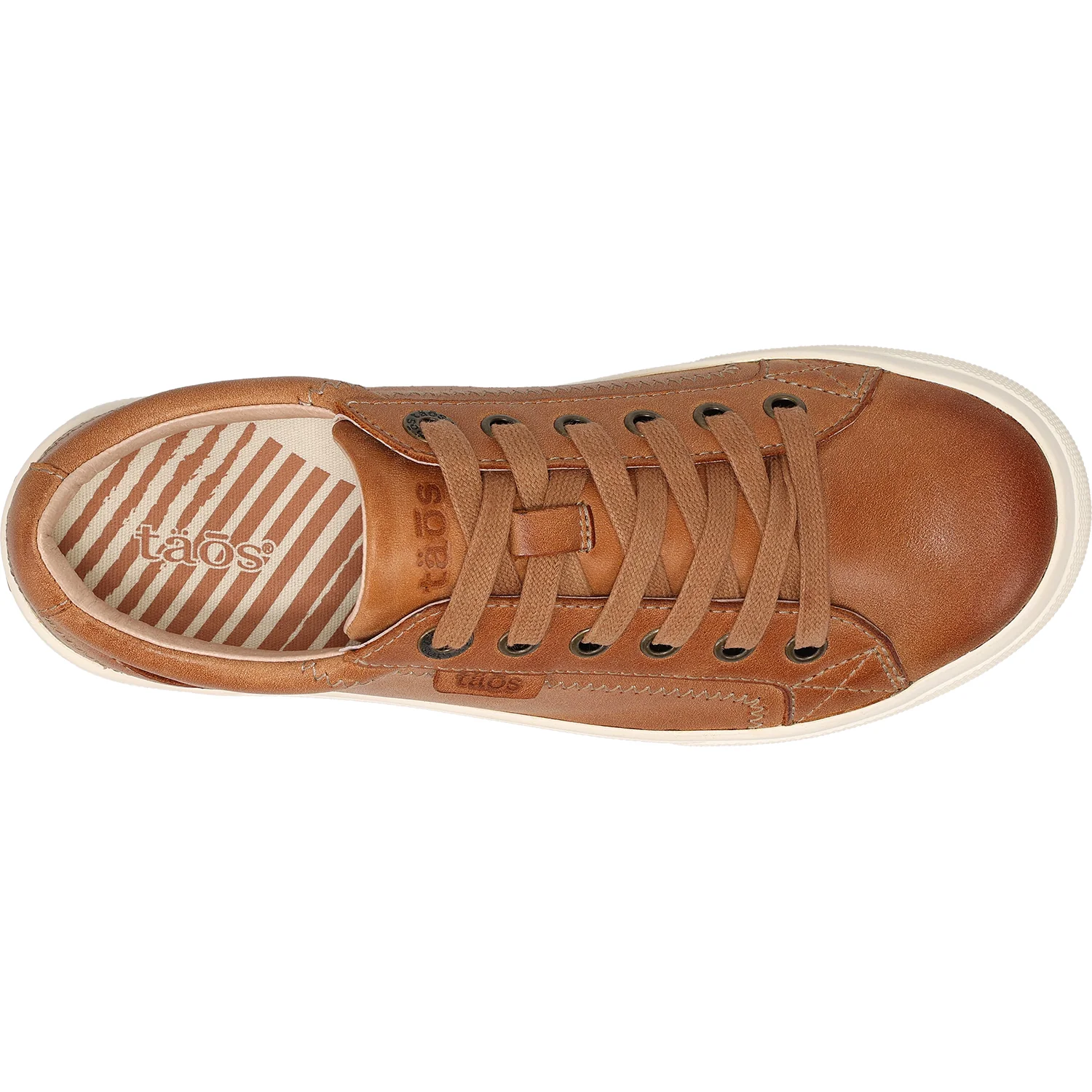 Taos Plim Soul Lux Women's Sneakers Caramel Leather - Image 2