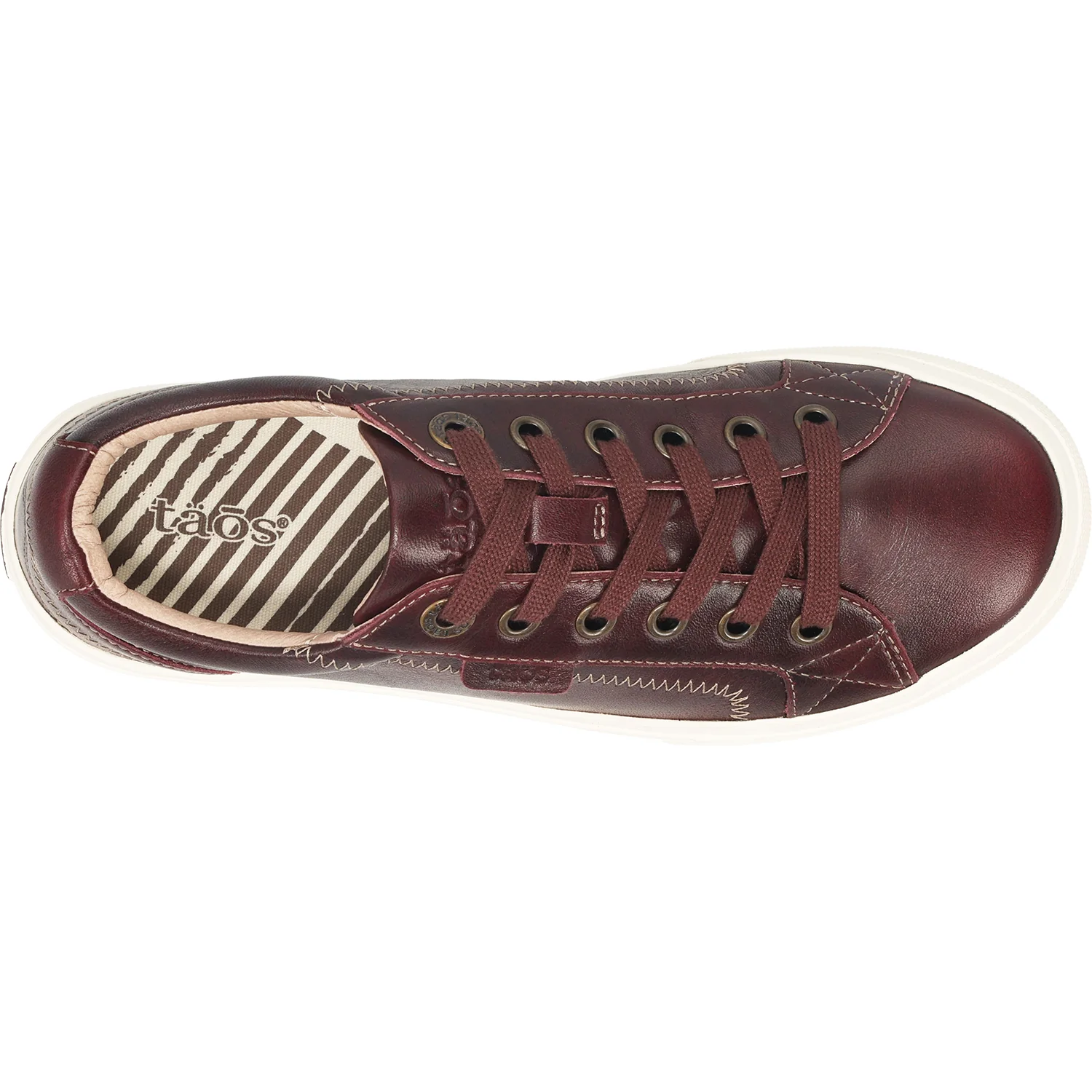 Taos Plim Soul Lux Women's Sneakers Merlot Leather - Image 2