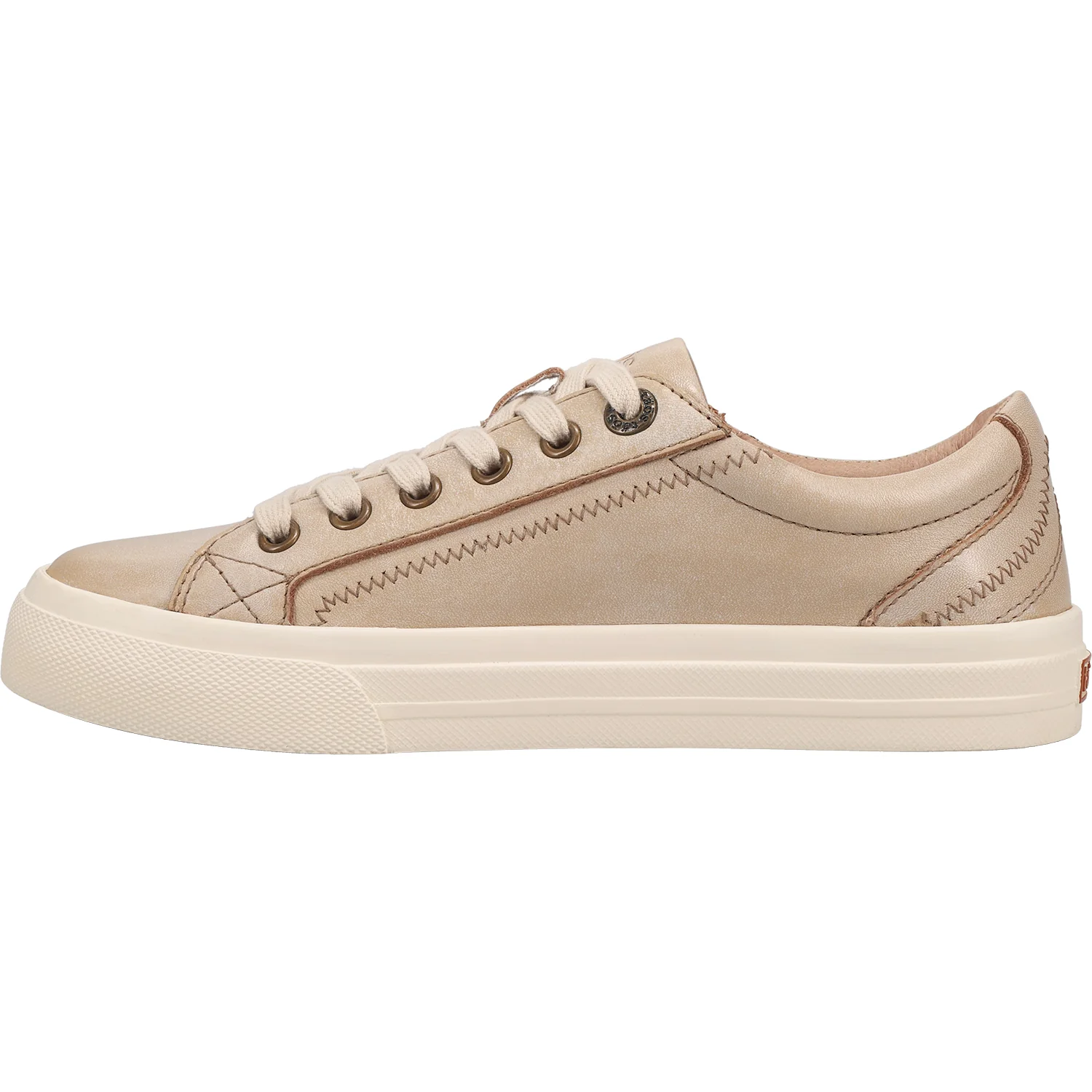 Taos Plim Soul Lux Women's Sneakers Oyster Leather - Image 3