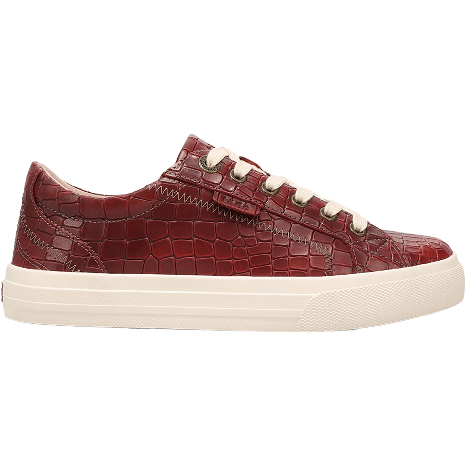 Taos Plim Soul Lux Women's Sporty Lace Up Shoes Red Croco