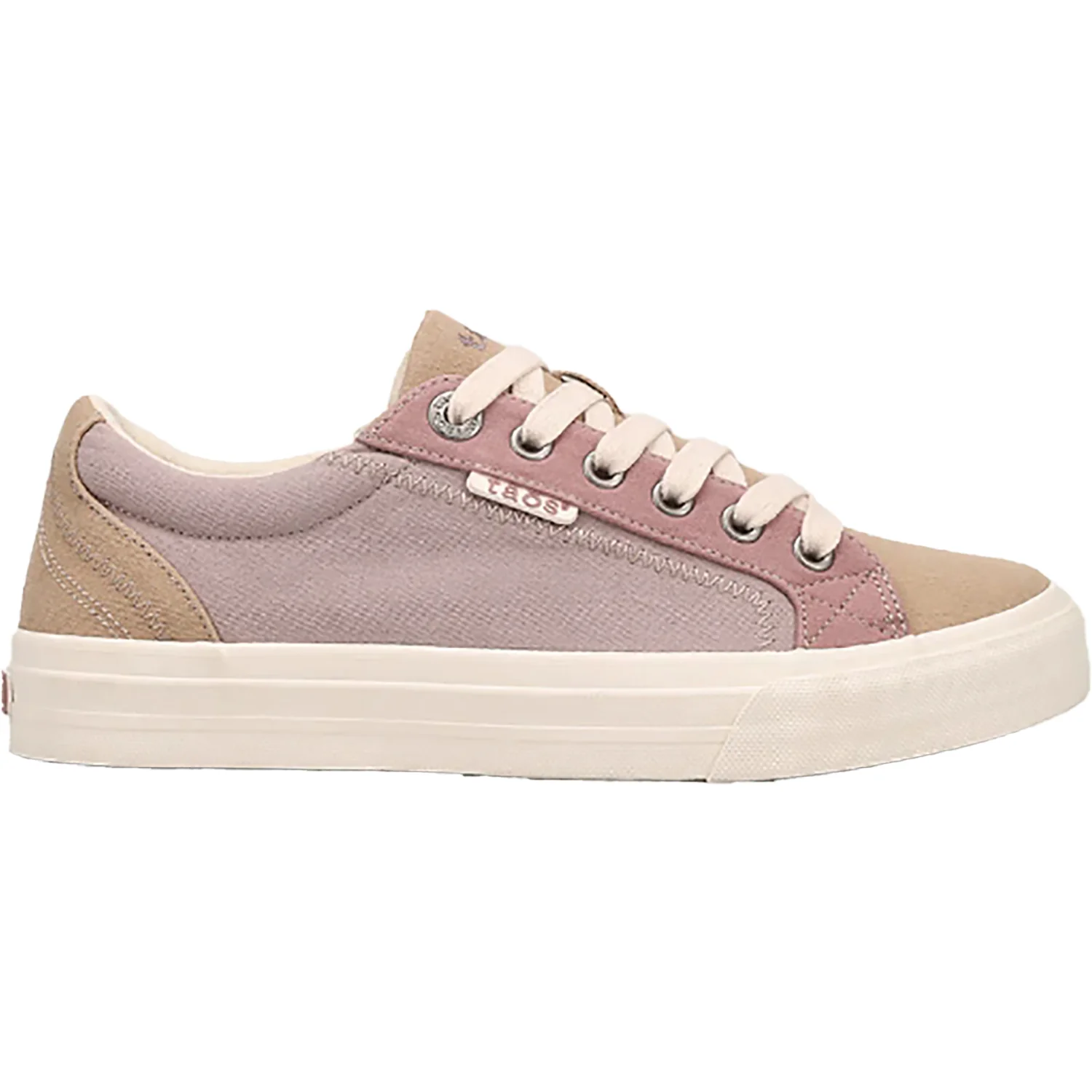 Taos Plim Soul Women's Sneakers Tan/Dusty Rose Multi Canvas