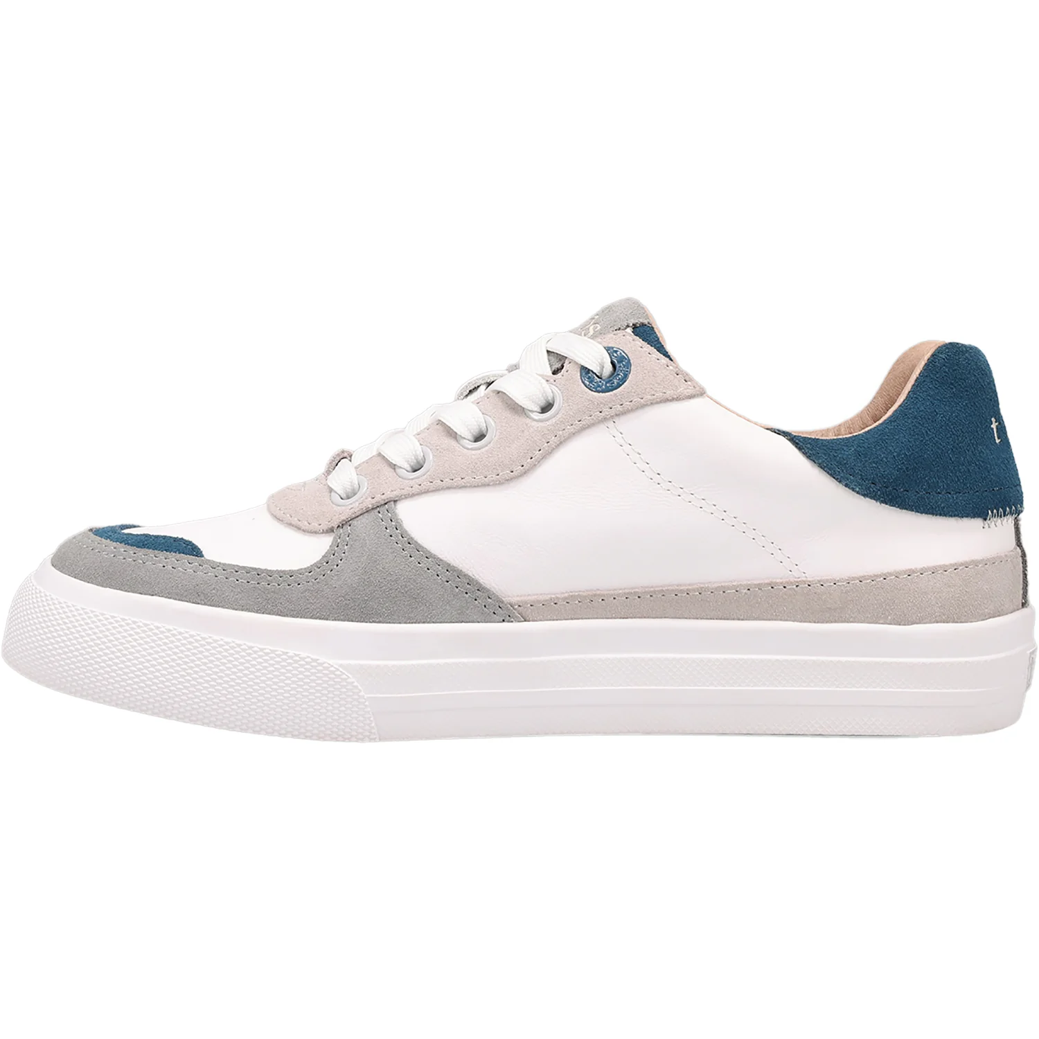 Taos Pop Soul Women's Sporty Lace Up Shoes Grey/Petrol Blue - Image 3