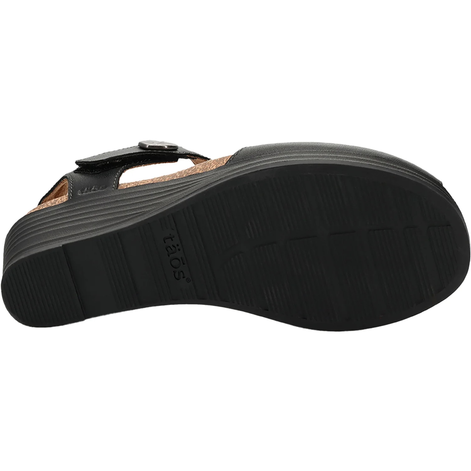 Taos Promise Women's Wedge Sandals Black - Image 4