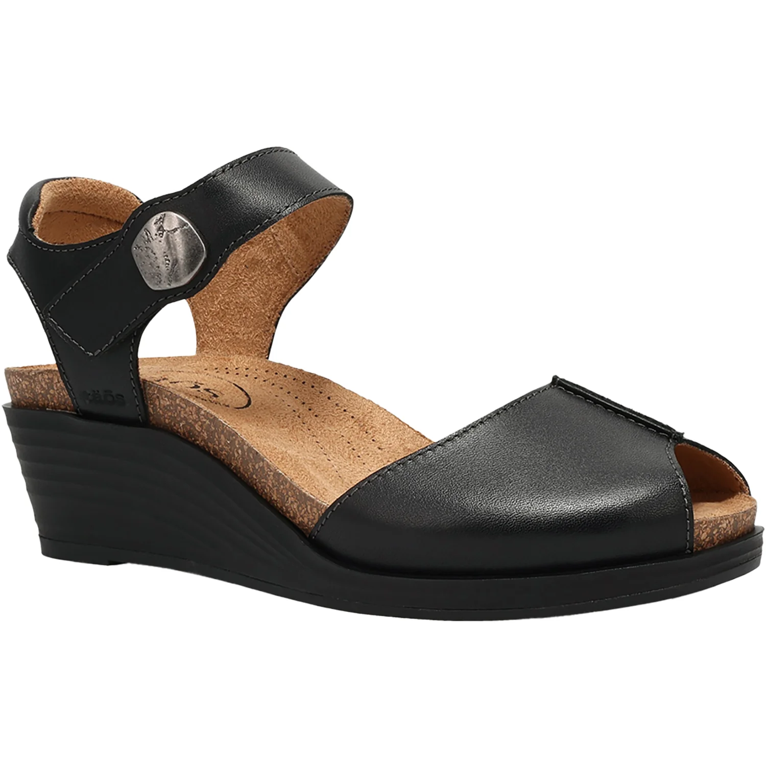 Taos Promise Women's Wedge Sandals Black - Image 5