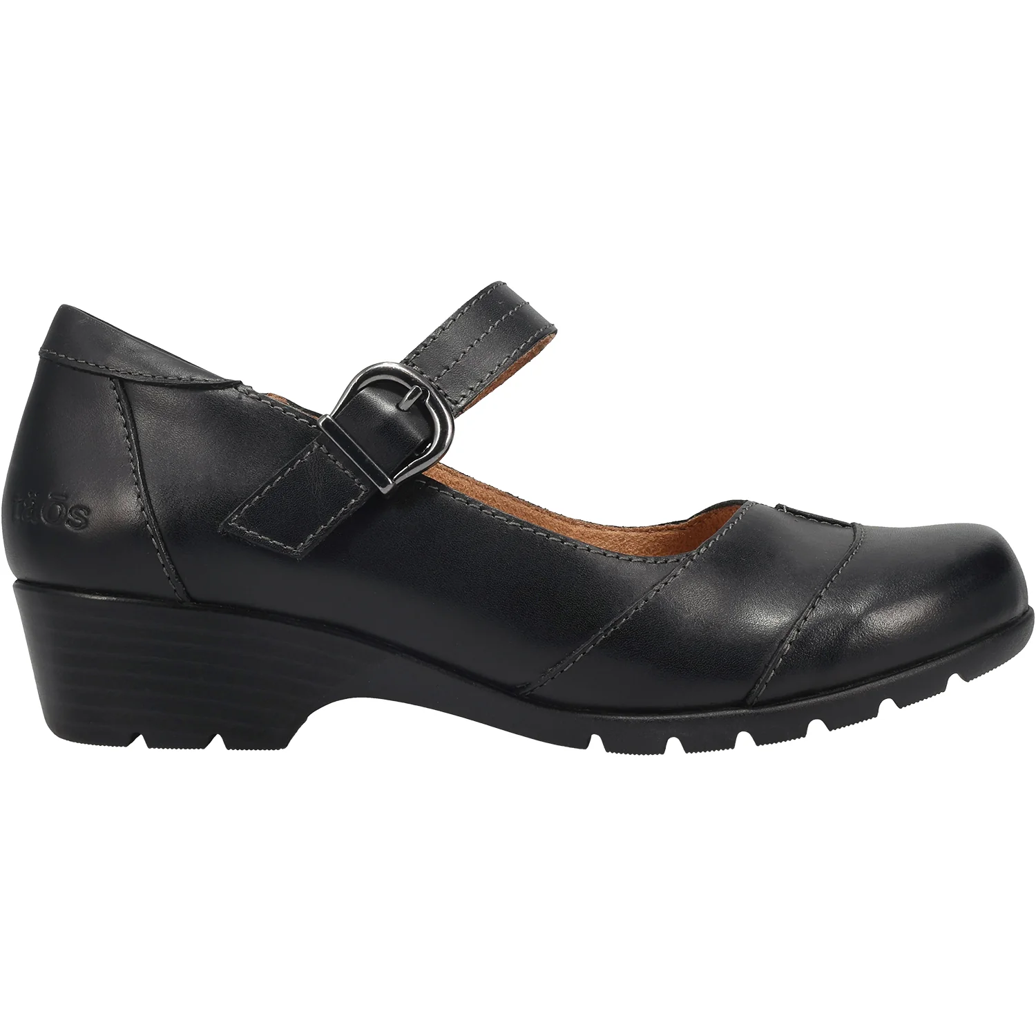 Taos Routine Women's Mary Janes Black Leather
