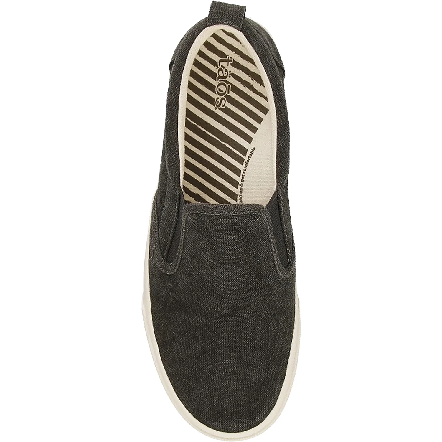 Taos Rubber Soul Women's Sneakers Charcoal Wash Canvas - Image 2
