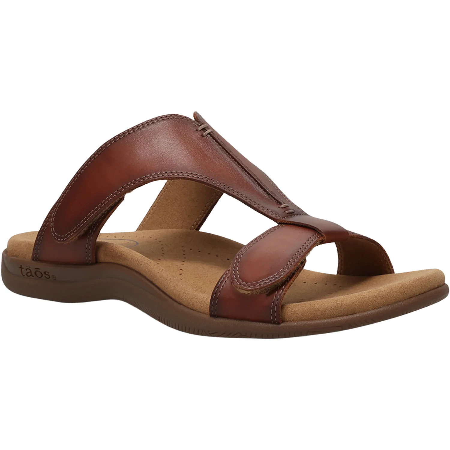 Taos Slide Show Women's Slide Sandals Cognac - Image 4