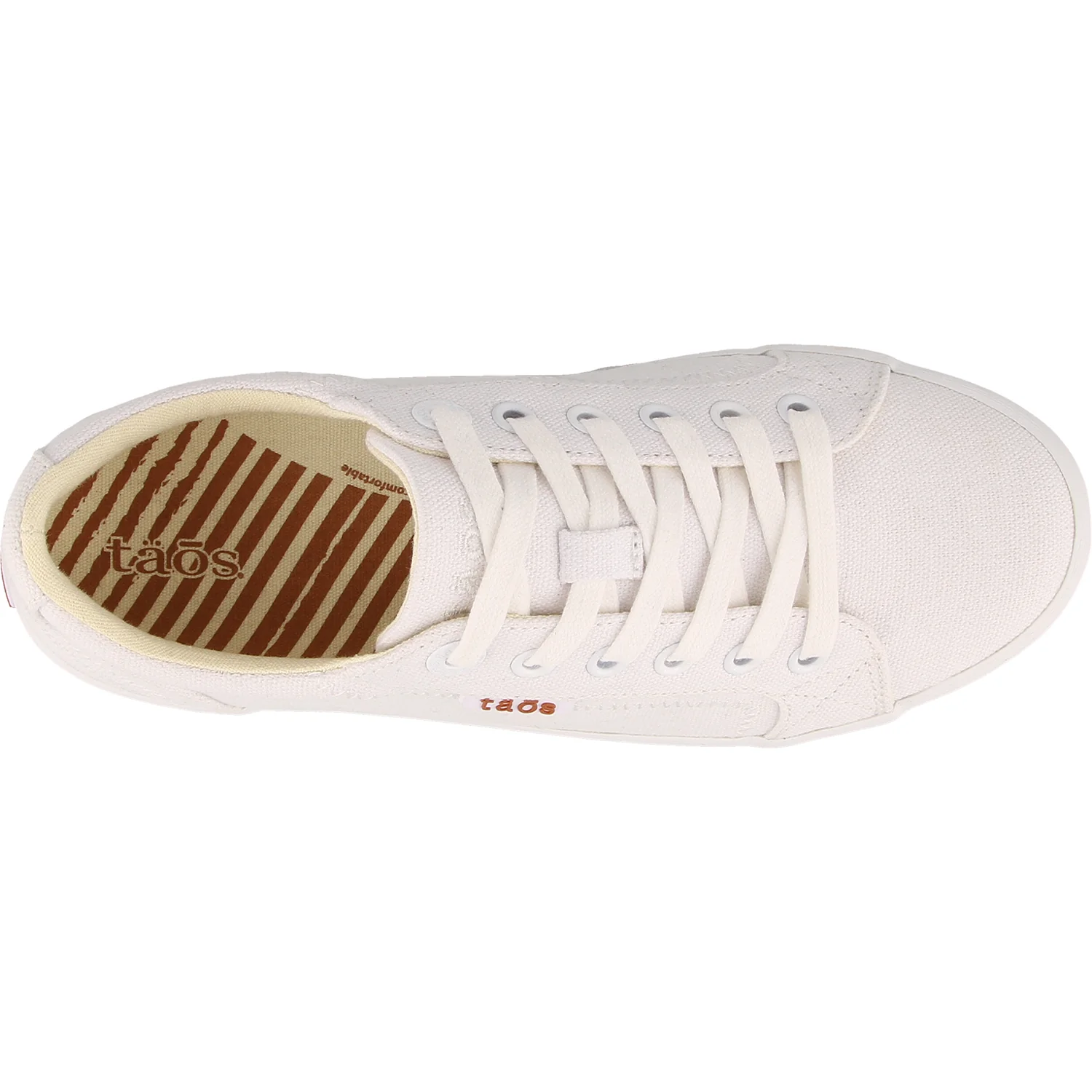Taos Star Women's Sneakers White/White Canvas - Image 2