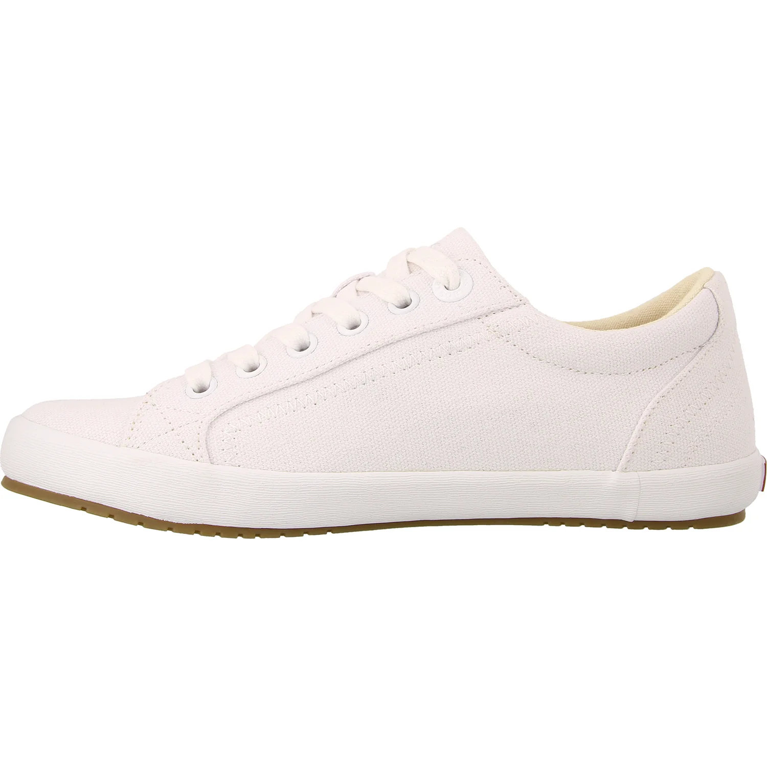 Taos Star Women's Sneakers White/White Canvas - Image 3