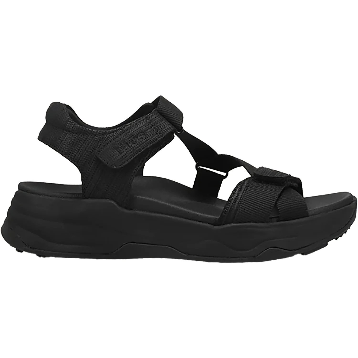Taos Super Z Women's Outdoor Sandals Black/Black Leather/Nylon