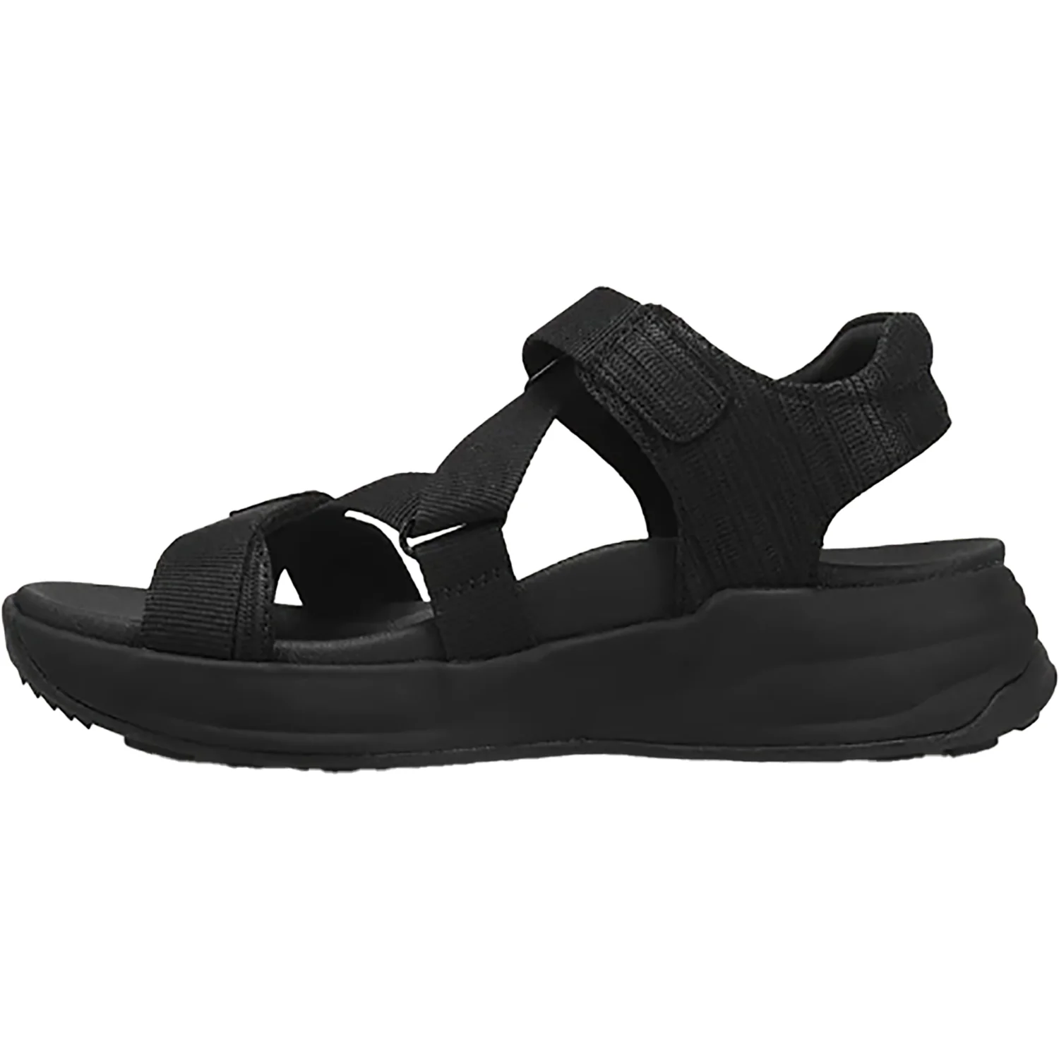 Taos Super Z Women's Outdoor Sandals Black/Black Leather/Nylon - Image 3