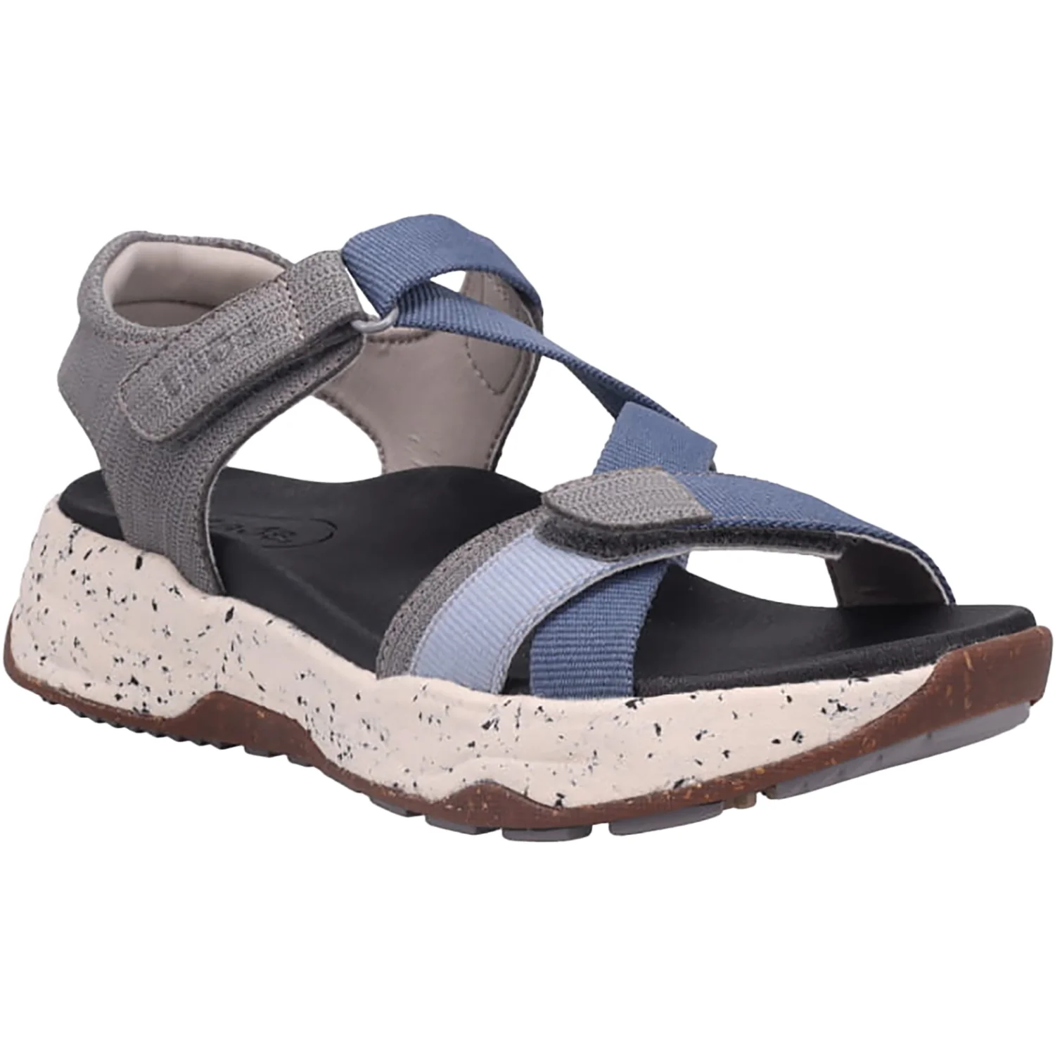 Taos Super Z Women's Outdoor Sandals Blue Multi Leather/Nylon - Image 5