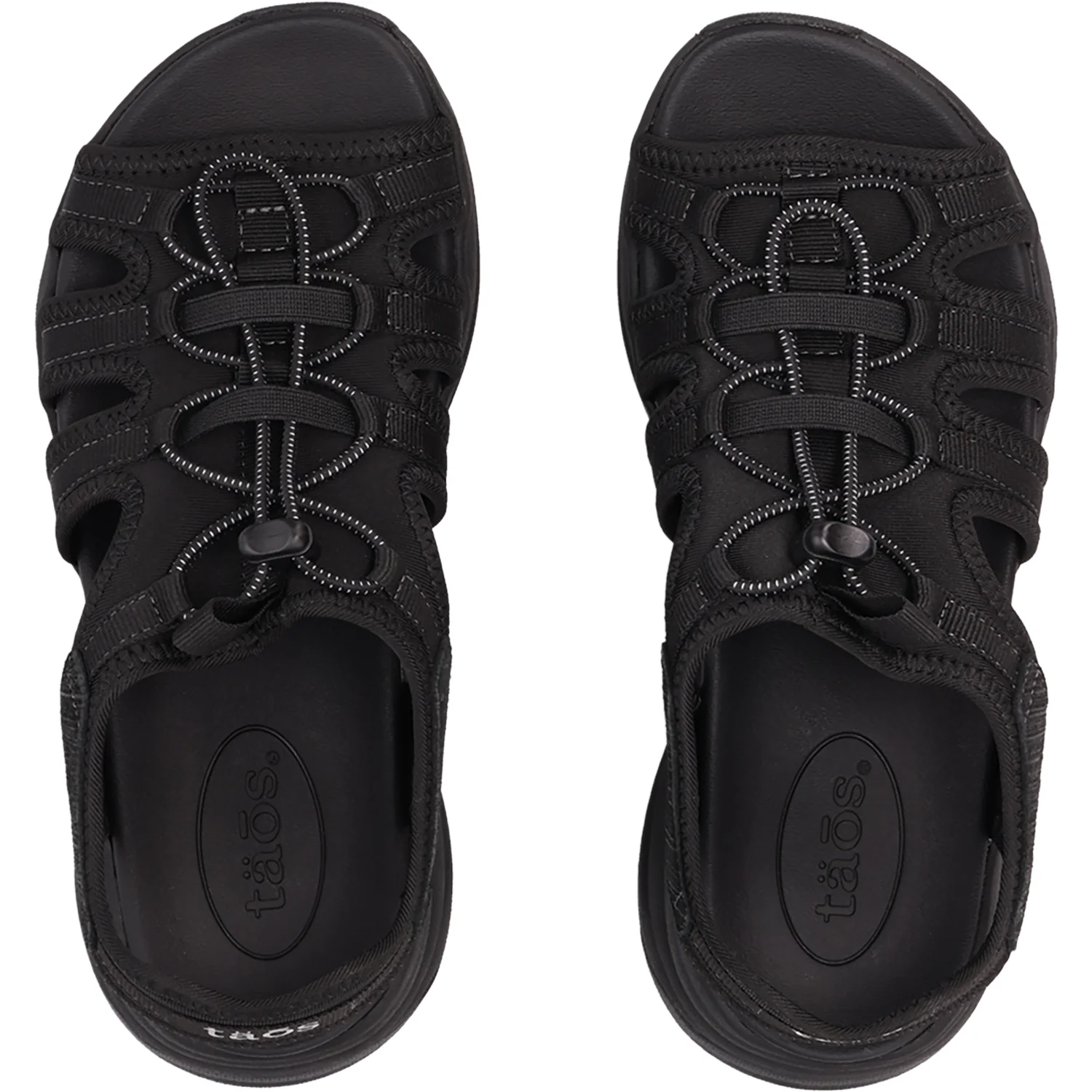 Taos Superfly Women's Outdoor Sandals Black/Black - Image 2