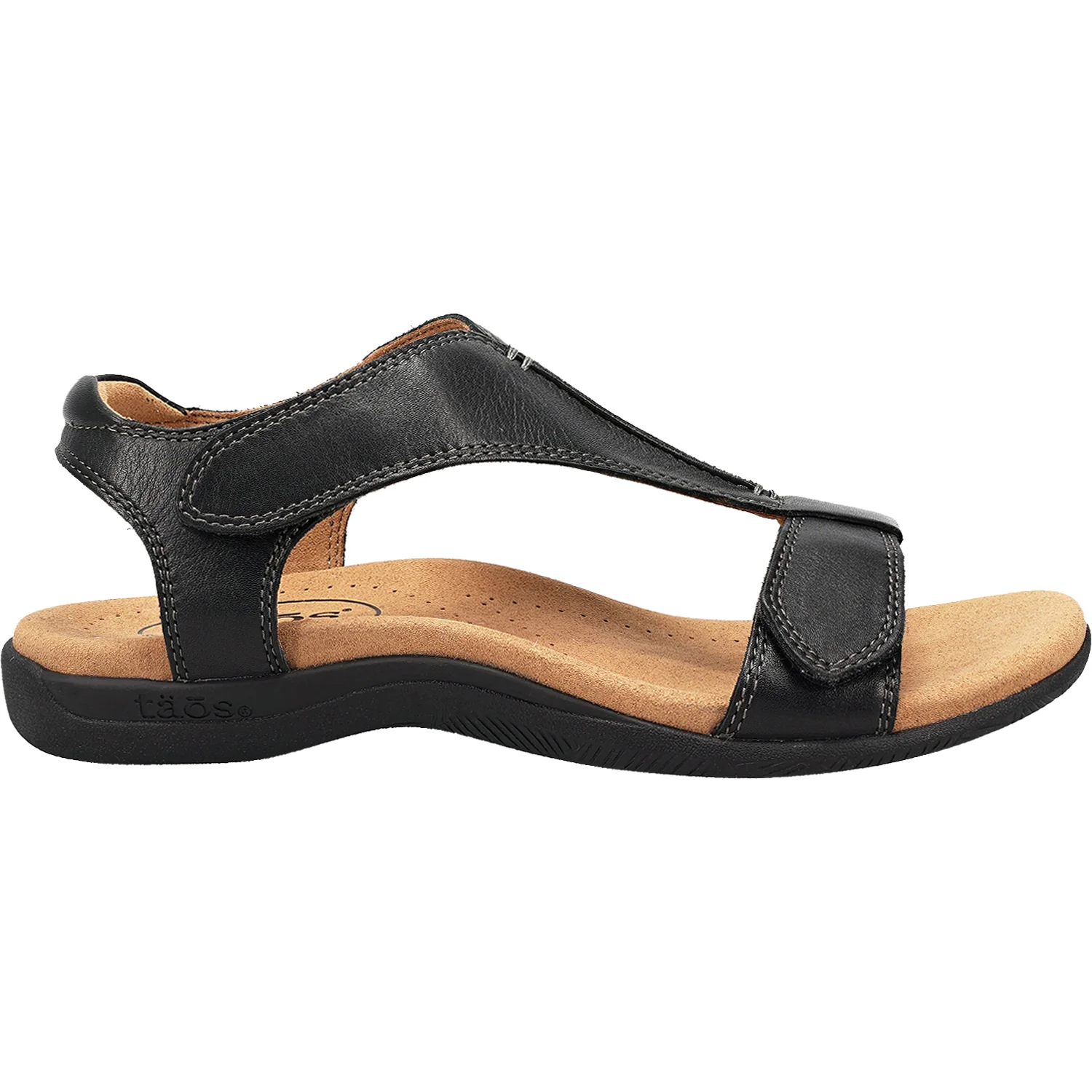 Taos The Show Women's Sandals Black Leather