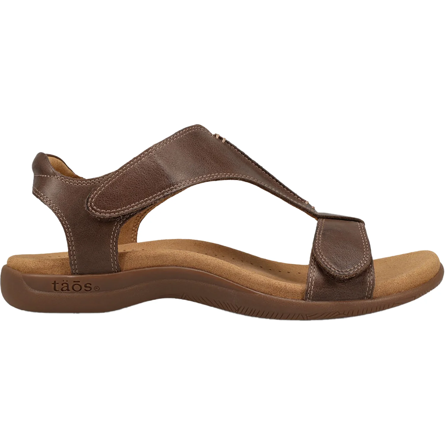 Taos The Show Women's Sandals Mocha Leather