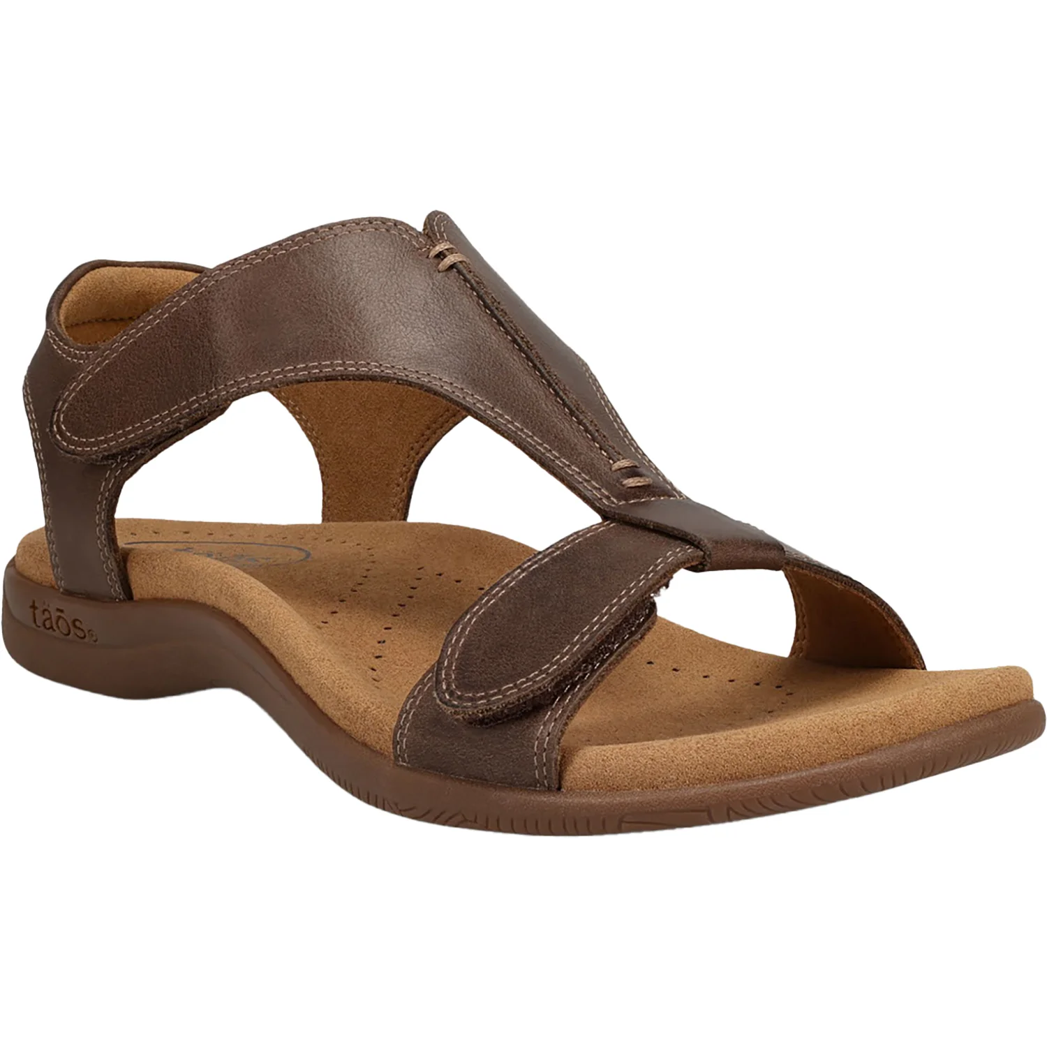 Taos The Show Women's Sandals Mocha Leather - Image 5