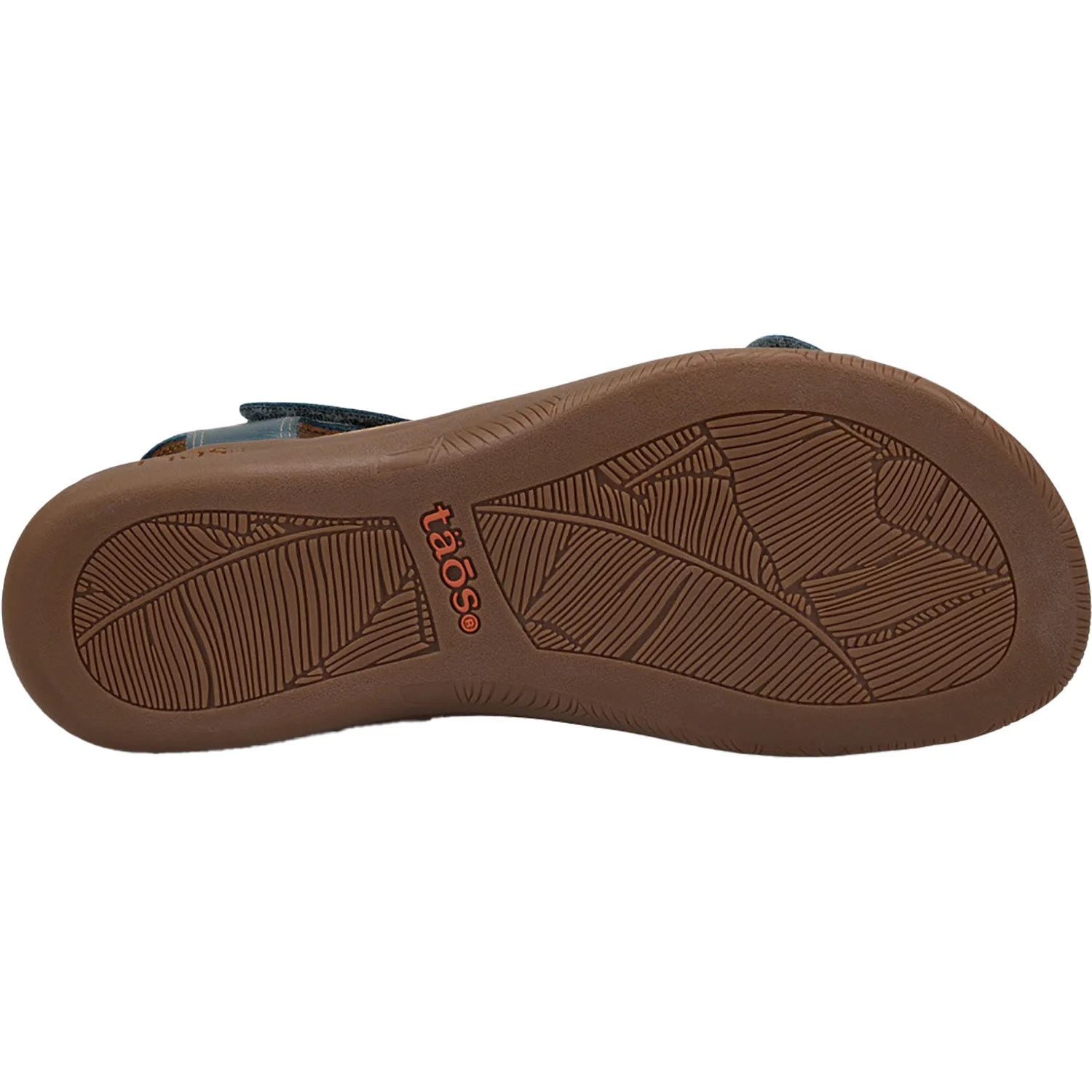 Taos The Show Women's Sandals Petrol Blue Leather - Image 4