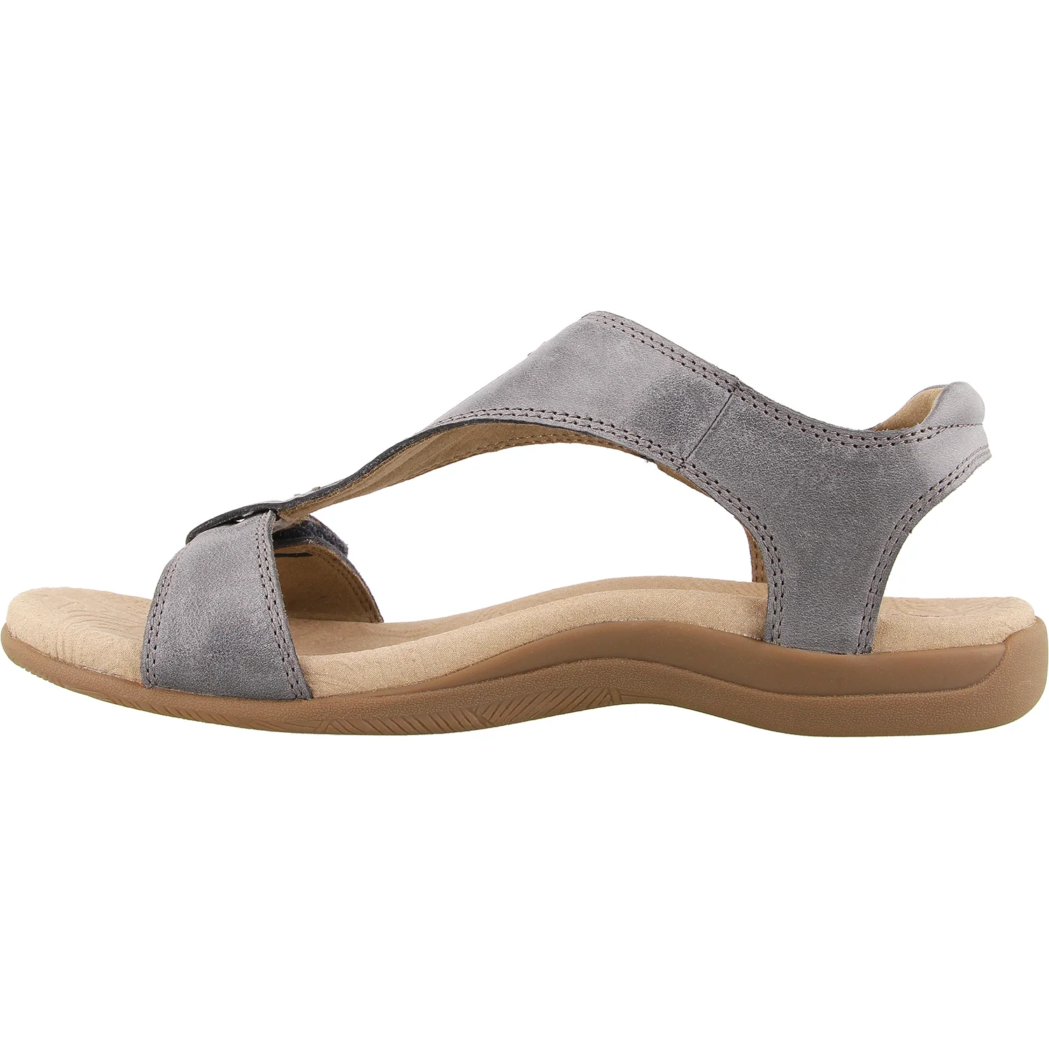 Taos The Show Women's Sandals Steel Leather - Image 3