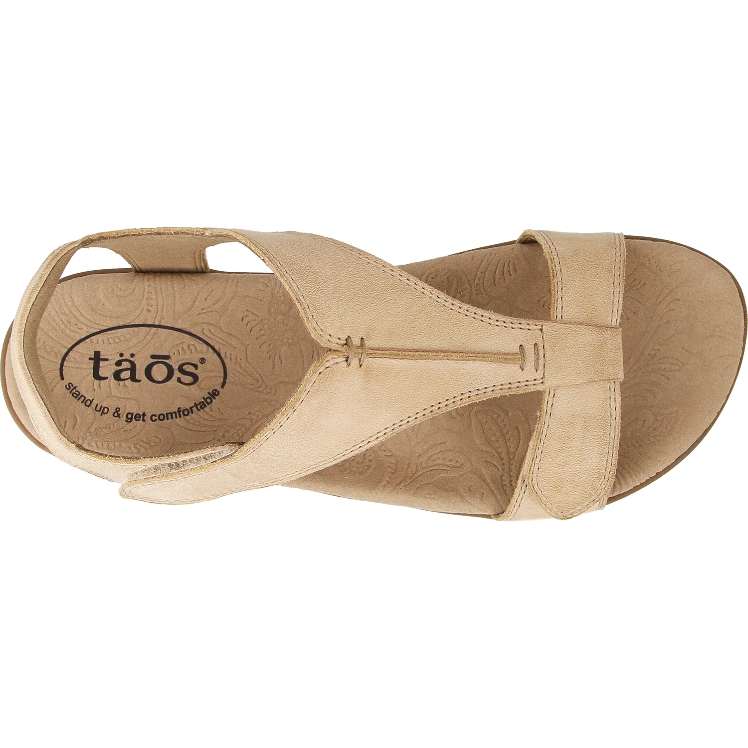 Taos The Show Women's Backstrap Sandals Stone Leather - Image 2