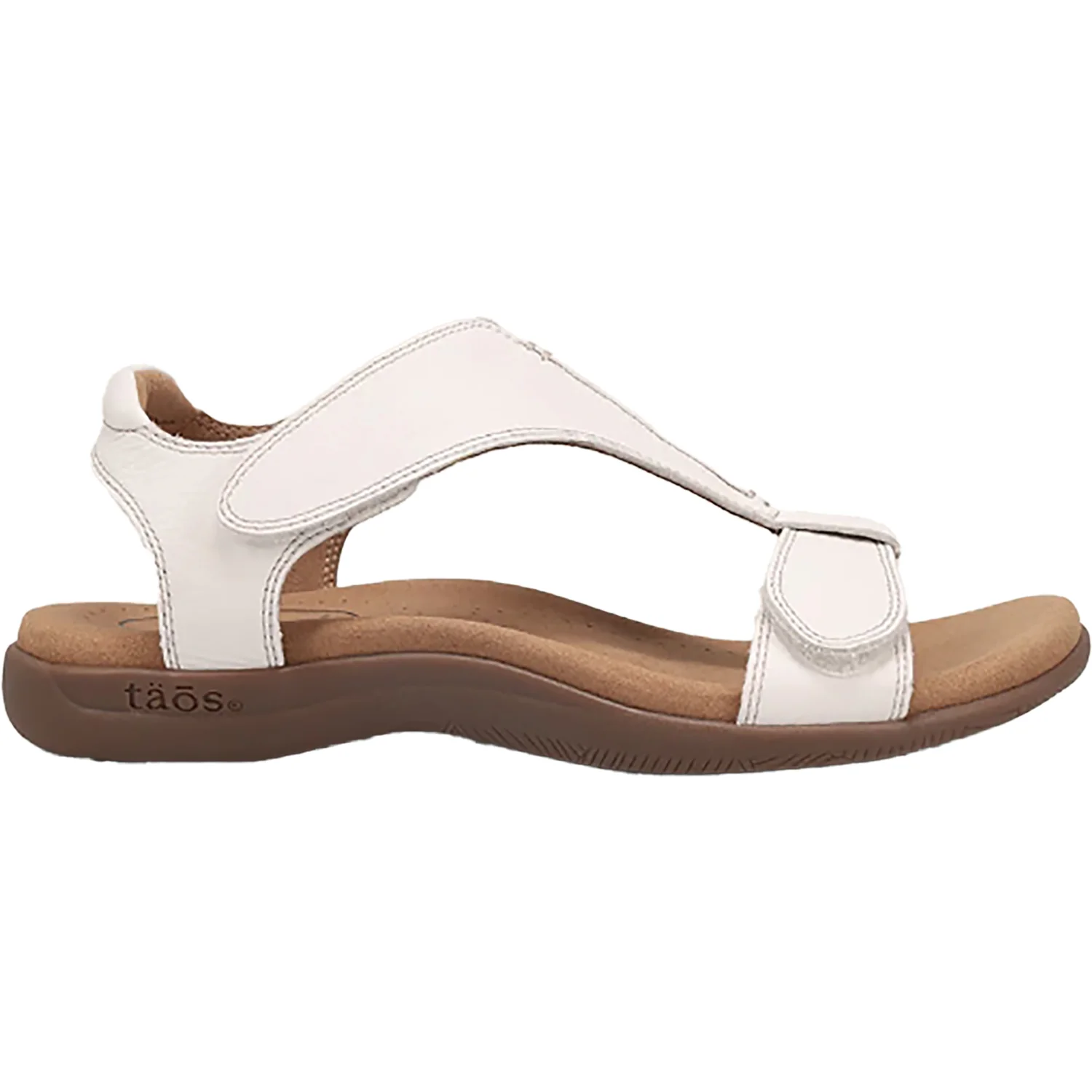 Taos The Show Women's Sandals White Leather