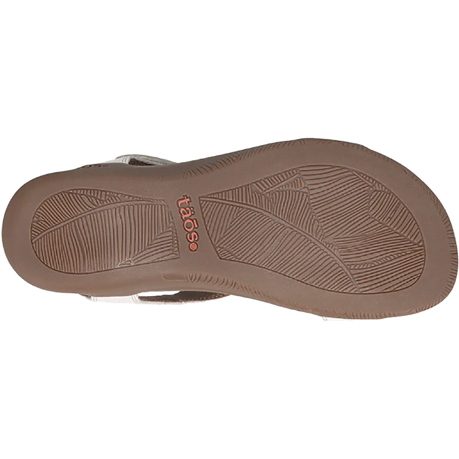 Taos The Show Women's Sandals White Leather - Image 4