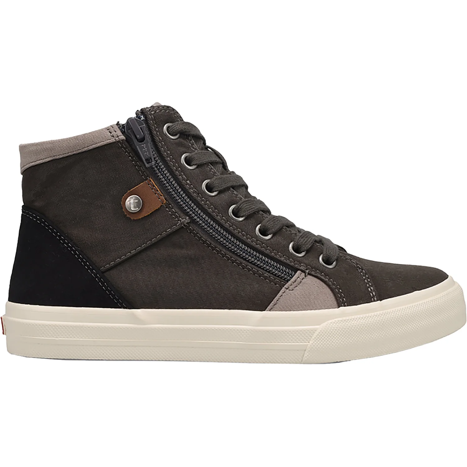 Taos Top Soul Women's Sporty Lace Up Shoes Graphite/Black Vintage Canvas