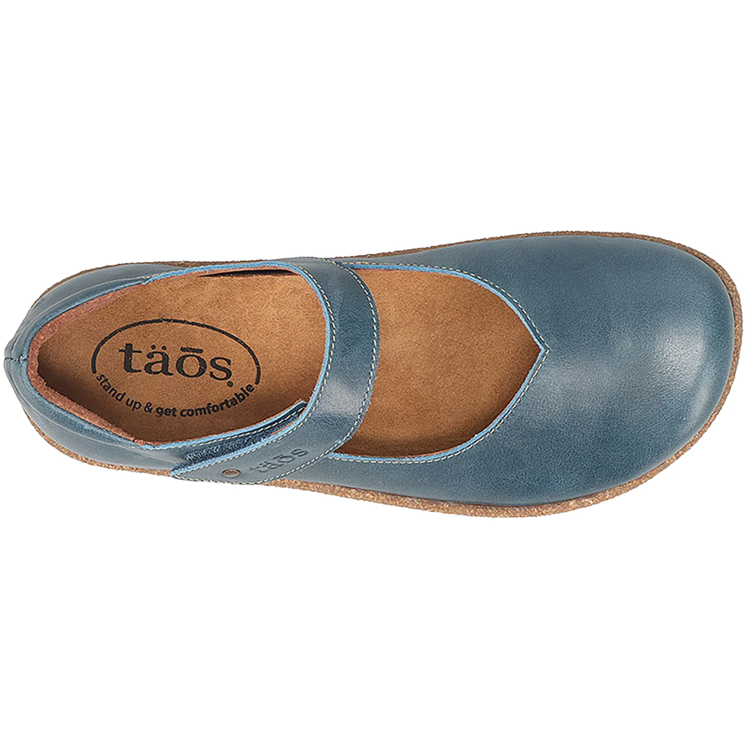 Taos Ultimate Women's Shoes Petrol Blue Leather - Image 2