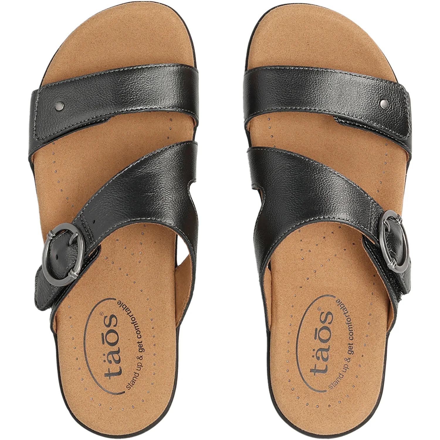 Taos Westside Women's Sandals Black Metallic - Image 2