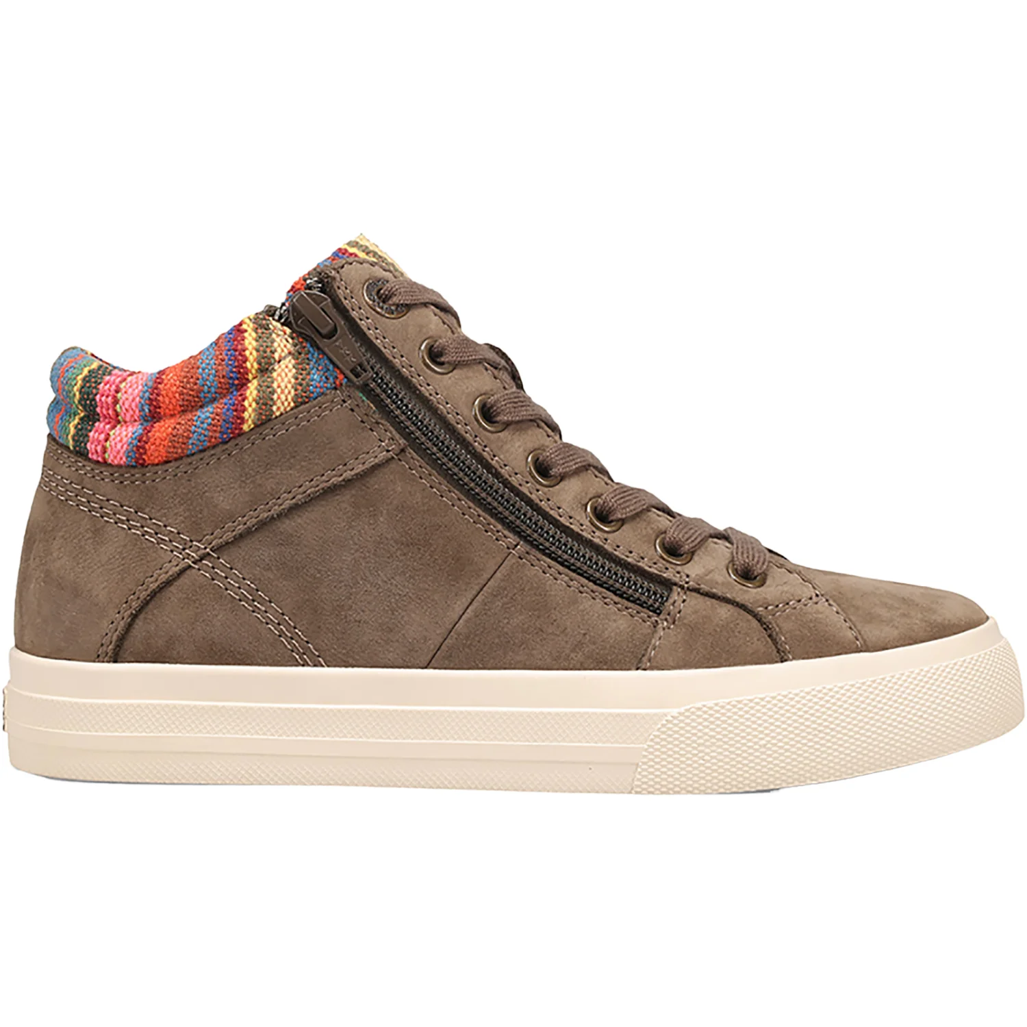 Taos Winner Women's Lace Up Shoes Dark Taupe Nubuck