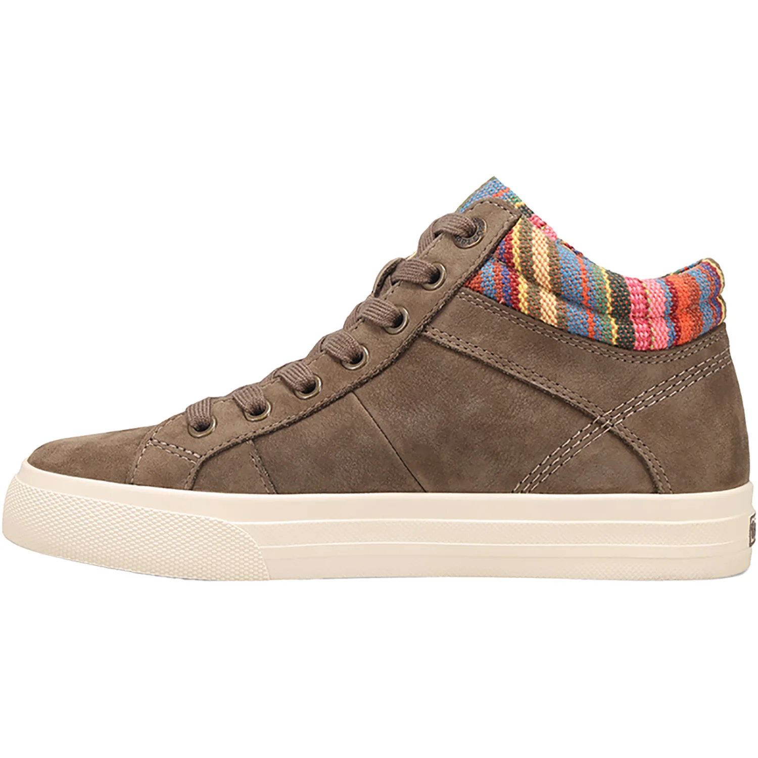 Taos Winner Women's Lace Up Shoes Dark Taupe Nubuck - Image 3