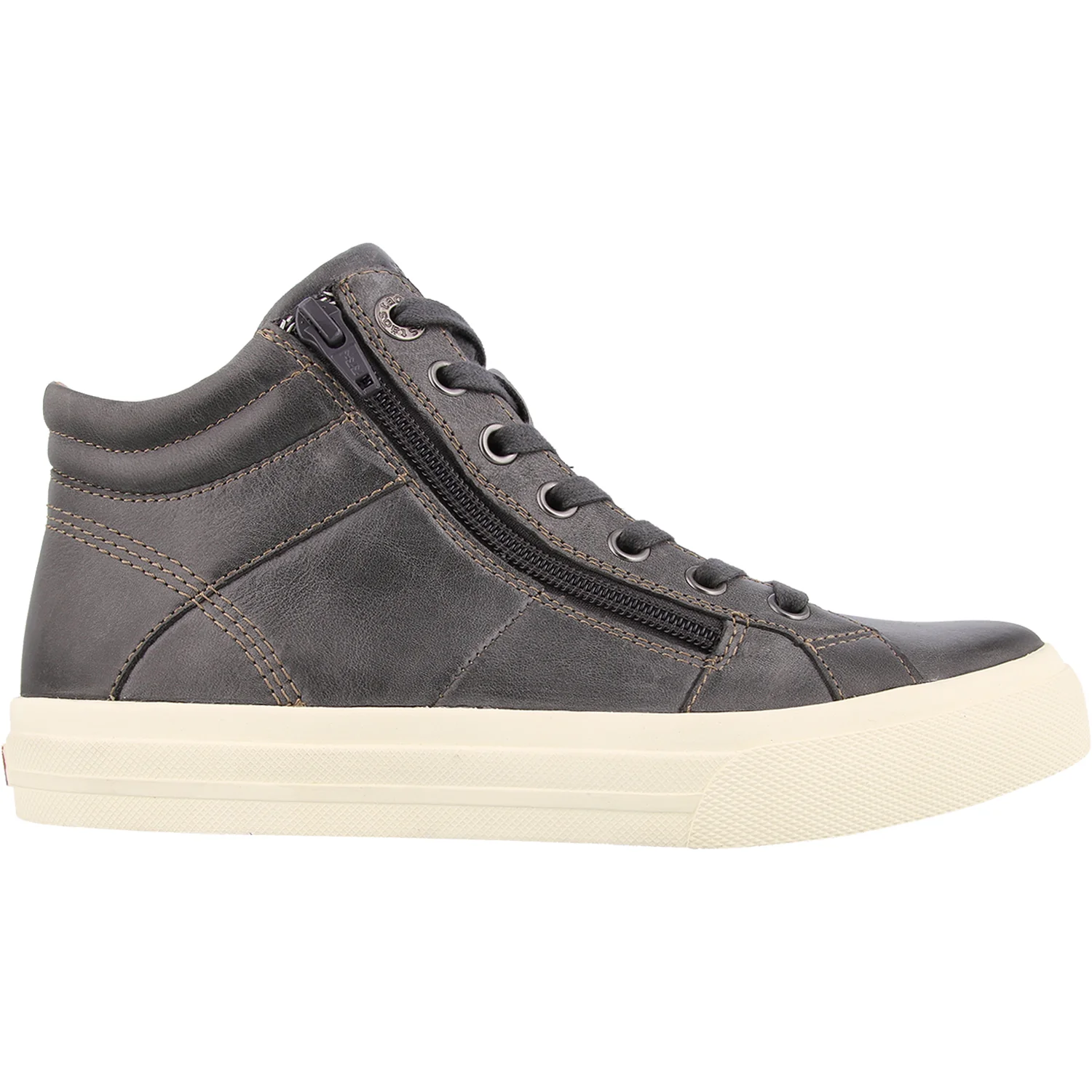 Taos Winner Women's High Top Sneakers Steel Leather