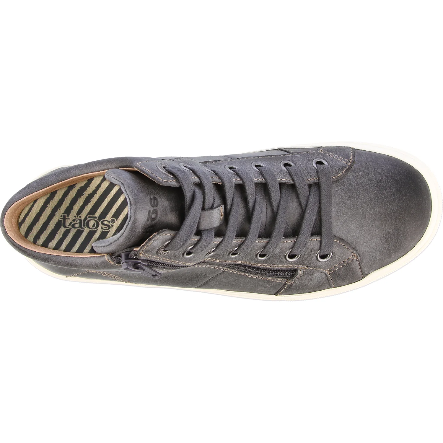 Taos Winner Women's High Top Sneakers Steel Leather - Image 2