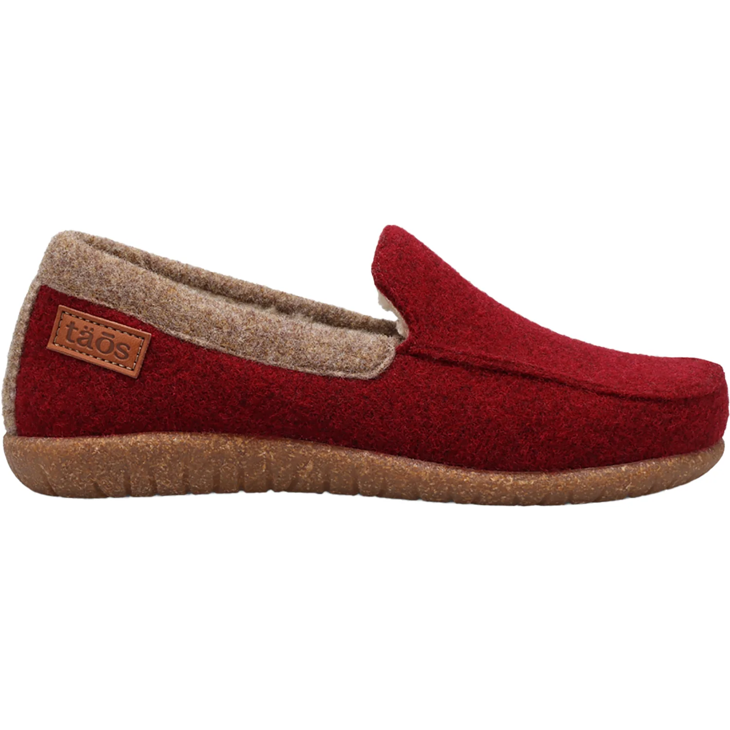 Taos Woolfer Women's Slippers Cranberry