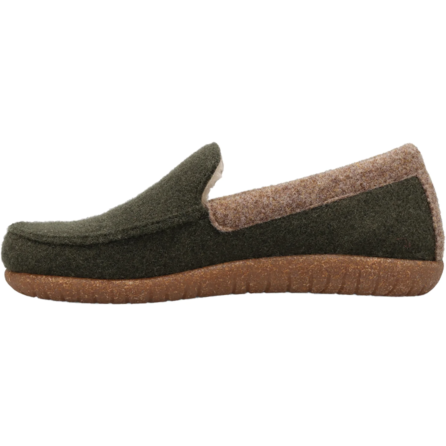 Taos Woolfer Women's Outdoor Slippers Olive - Image 3
