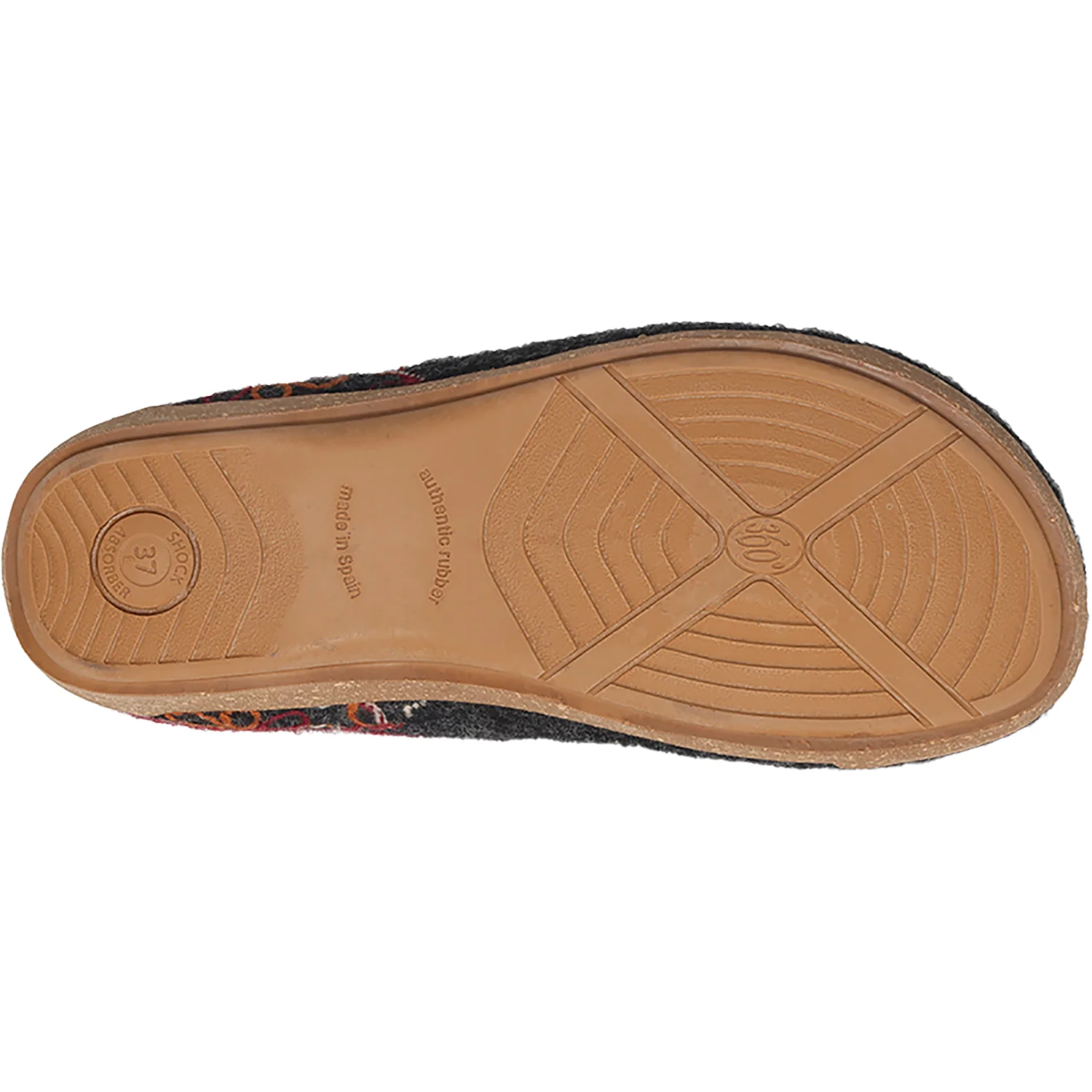 Taos Woolflower Women's Slippers Charcoal - Image 4