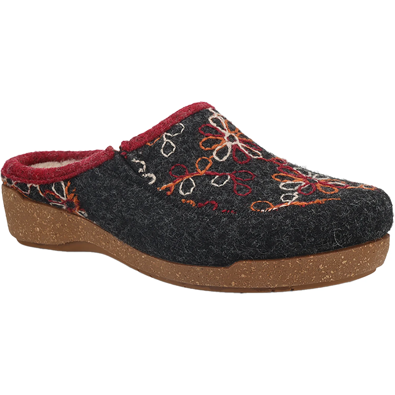 Taos Woolflower Women's Slippers Charcoal - Image 5