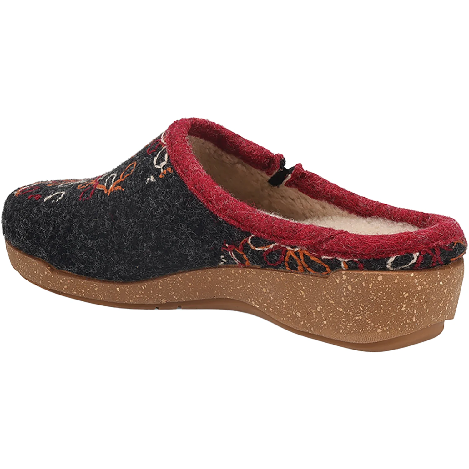 Taos Woolflower Women's Slippers Charcoal - Image 6