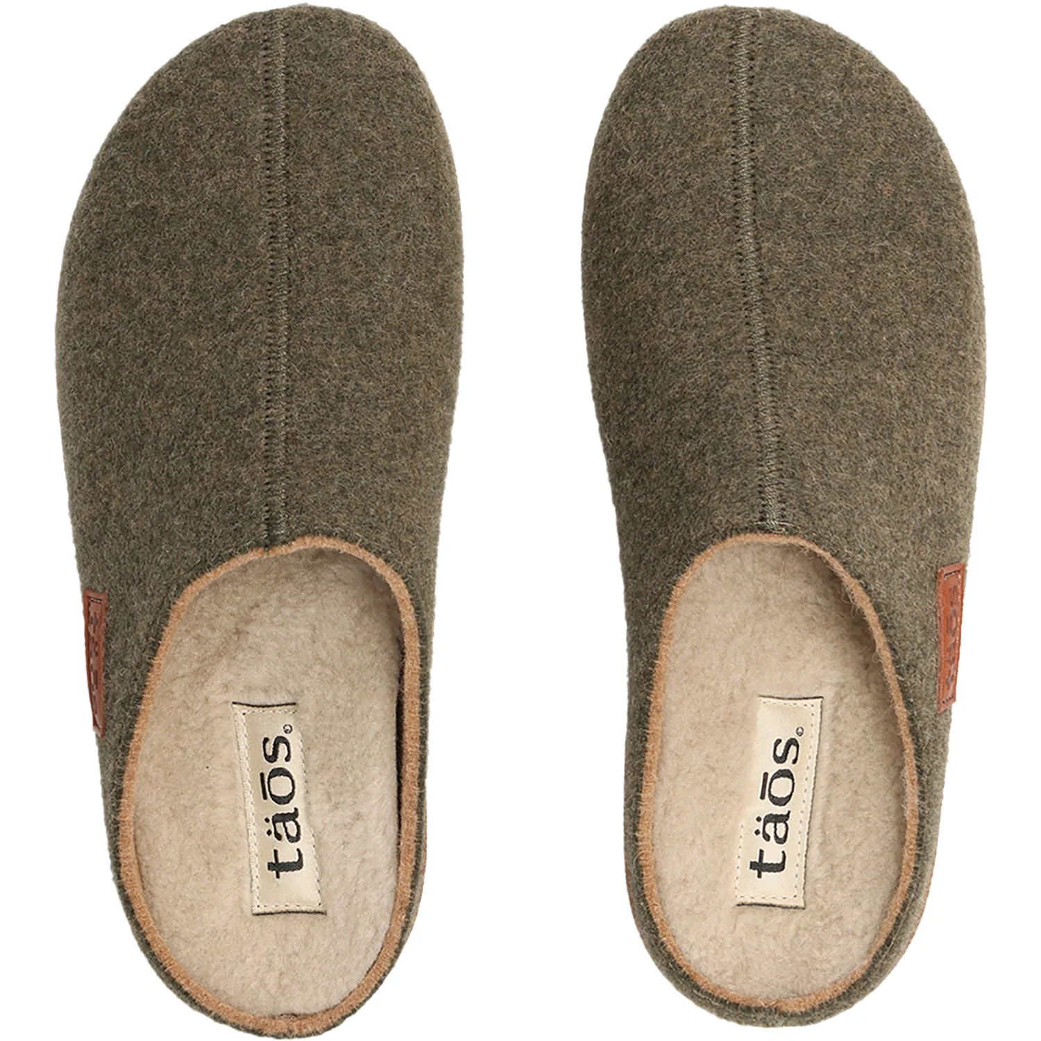Taos Woolness Women's Outdoor Slippers Olive - Image 2