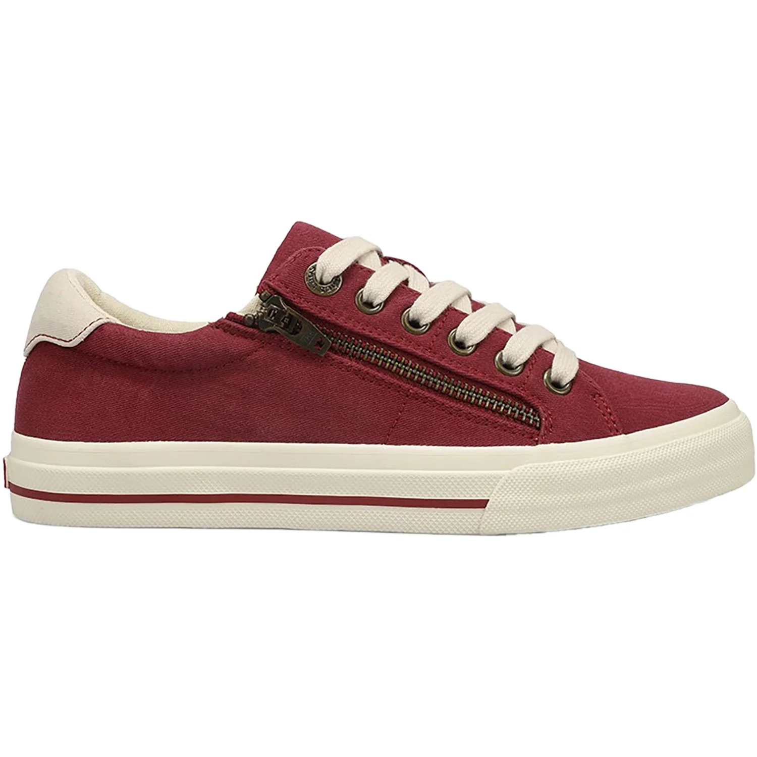 Taos Z Soul Women's Sneakers Crimson/Ecru Vintage Canvas
