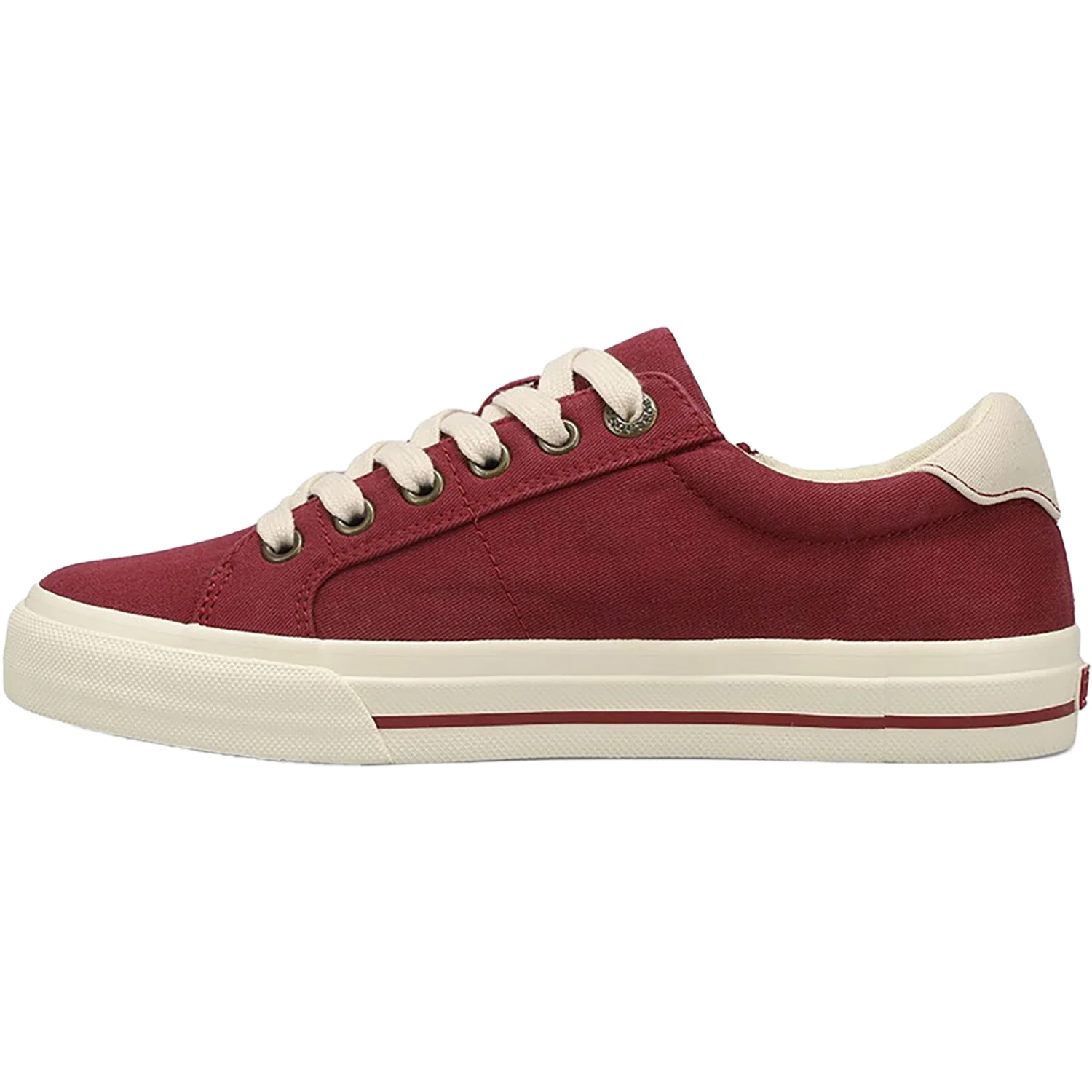 Taos Z Soul Women's Sneakers Crimson/Ecru Vintage Canvas - Image 3