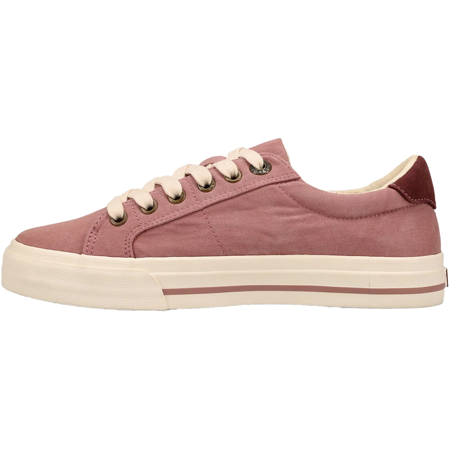 Taos Z Soul Women's Walking Sneakers Dusty Rose/Wine Canvas - Image 3