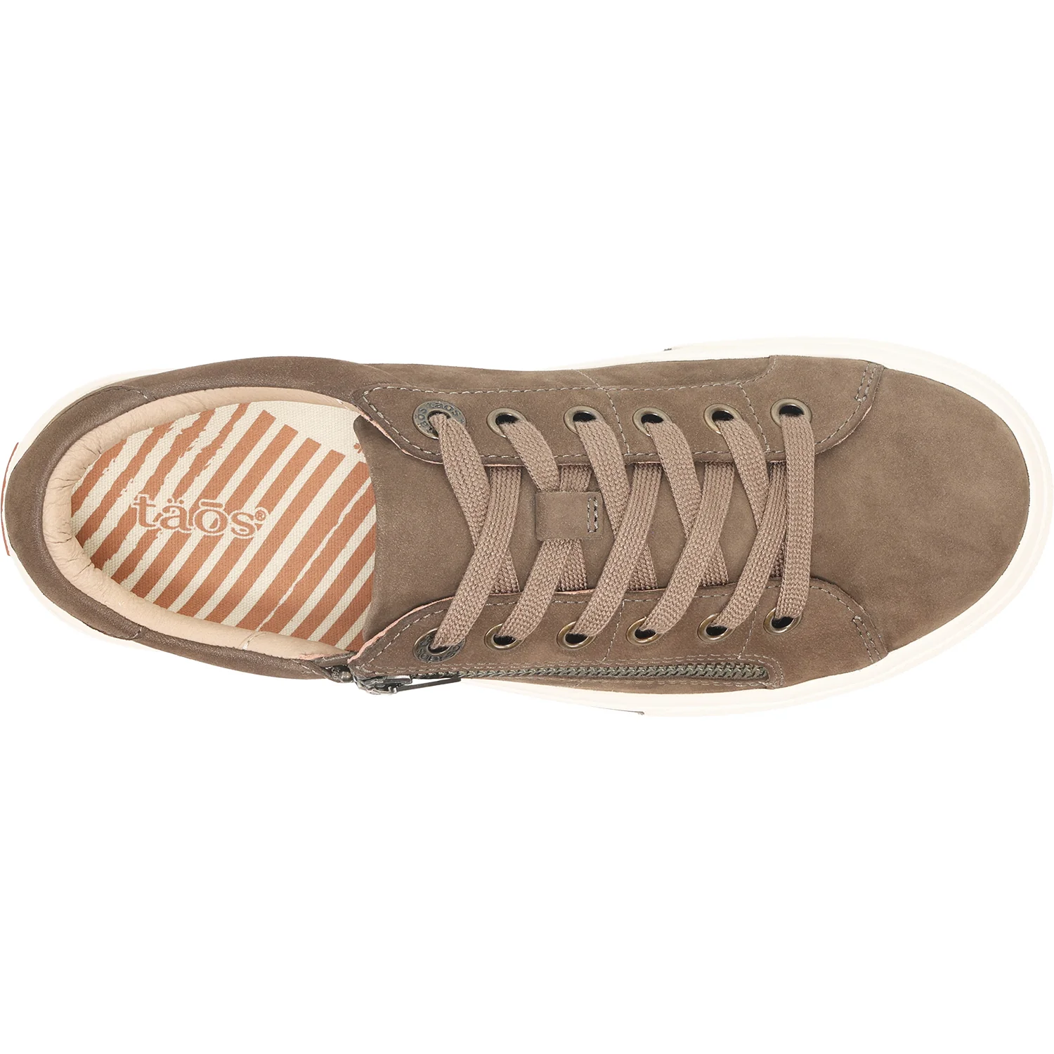 Taos Z Soul Lux Women's Sneakers Dark Taupe Nubuck - Image 2