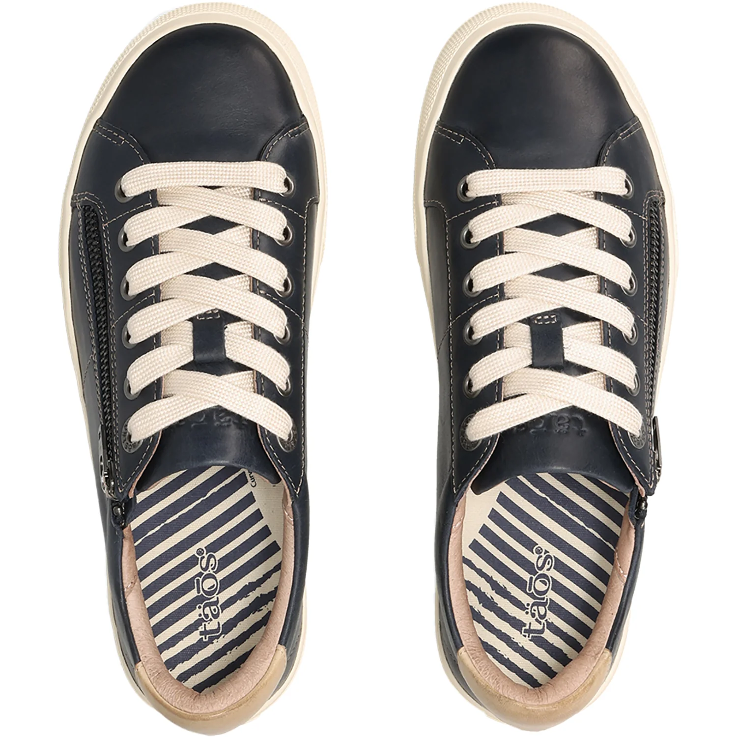 Taos Z Soul Lux Women's Lace Up Shoes Navy/Stone Leather - Image 2