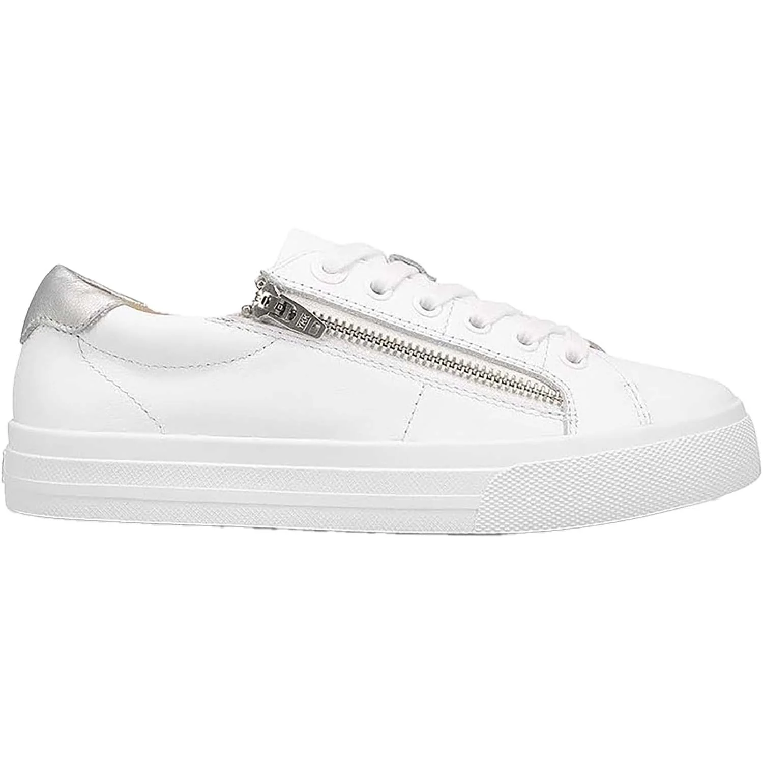 Taos Z Soul Lux Women's Sneakers White/Silver Leather