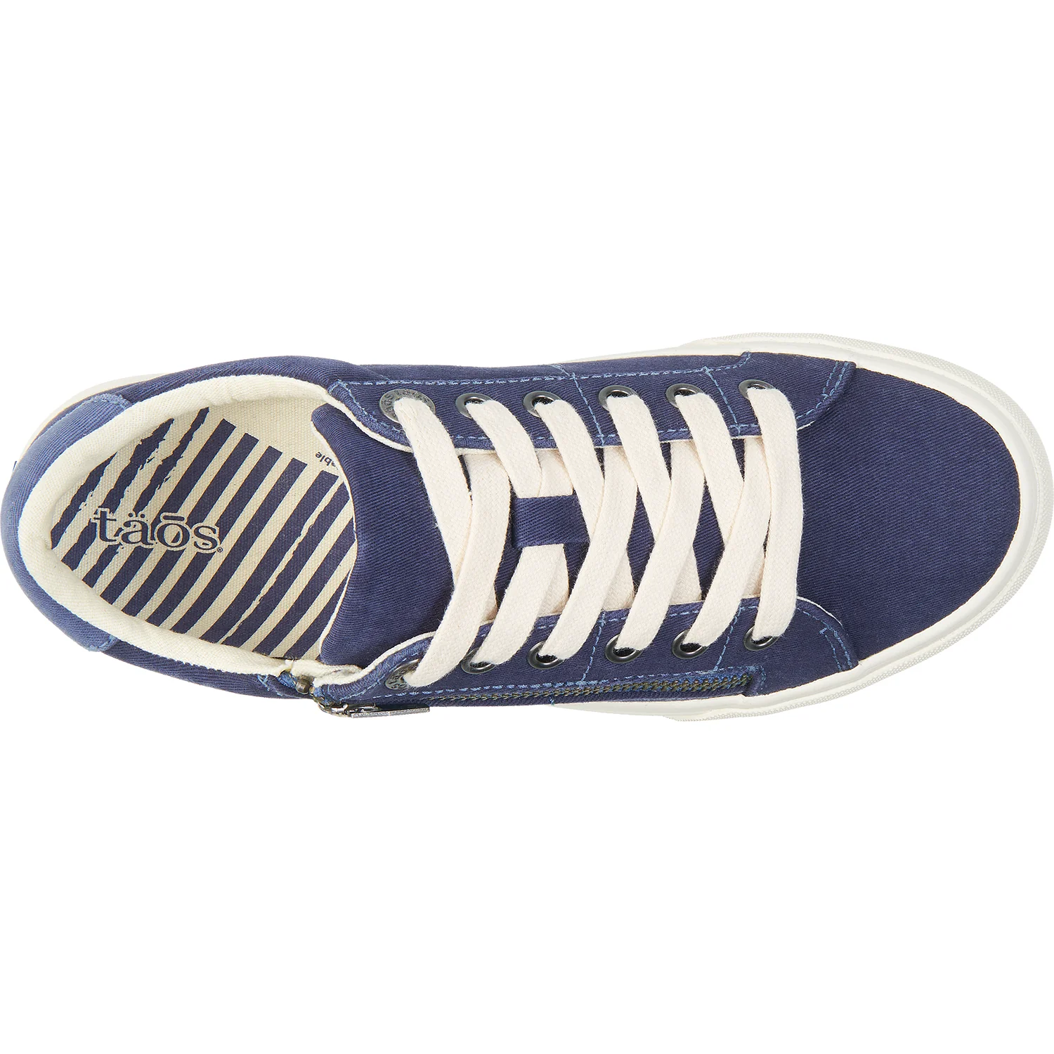 Taos Z Soul Women's Sneakers Navy Indigo Vintage Canvas - Image 2