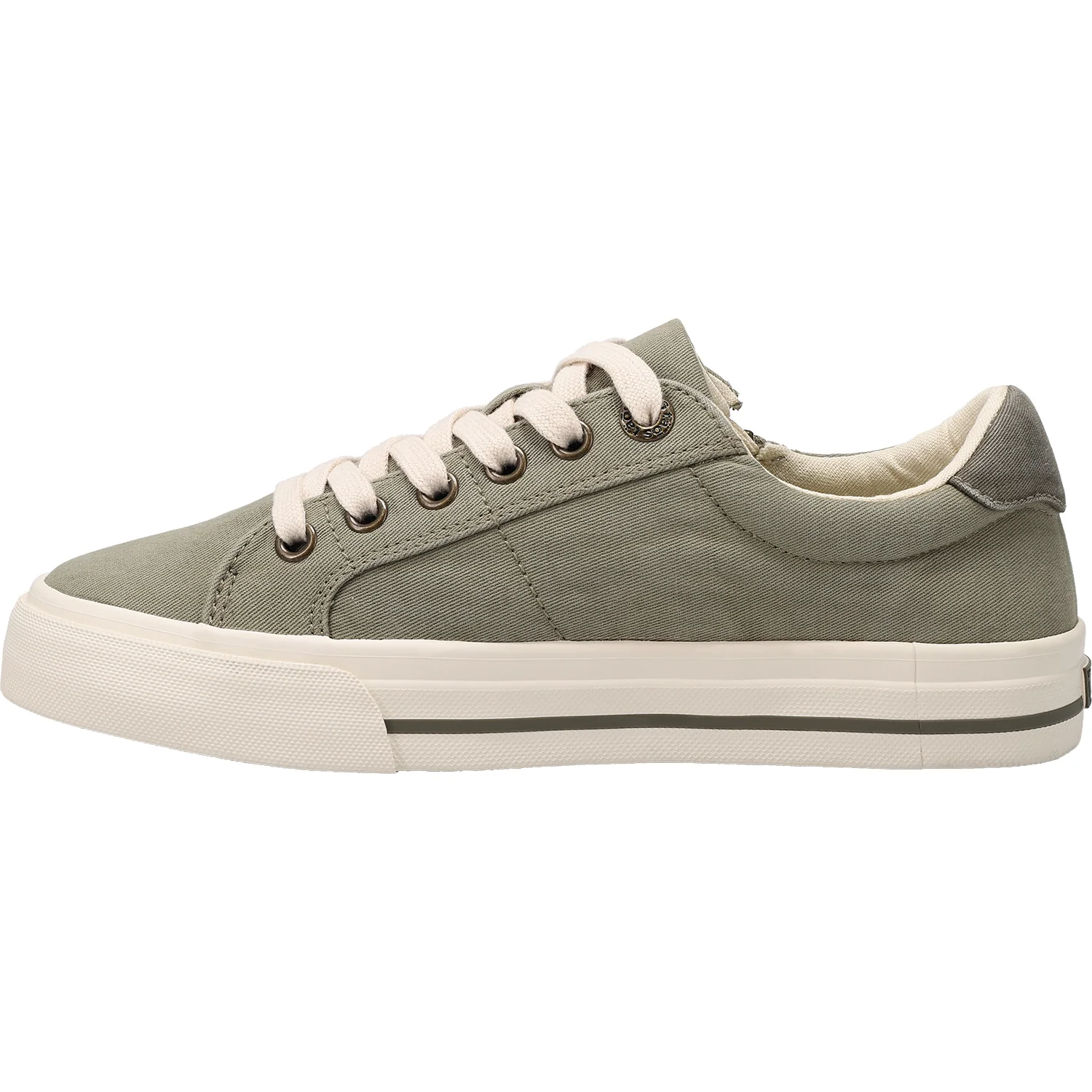 Taos Z Soul Women's Sneakers Sage/Olive Distressed Canvas - Image 3