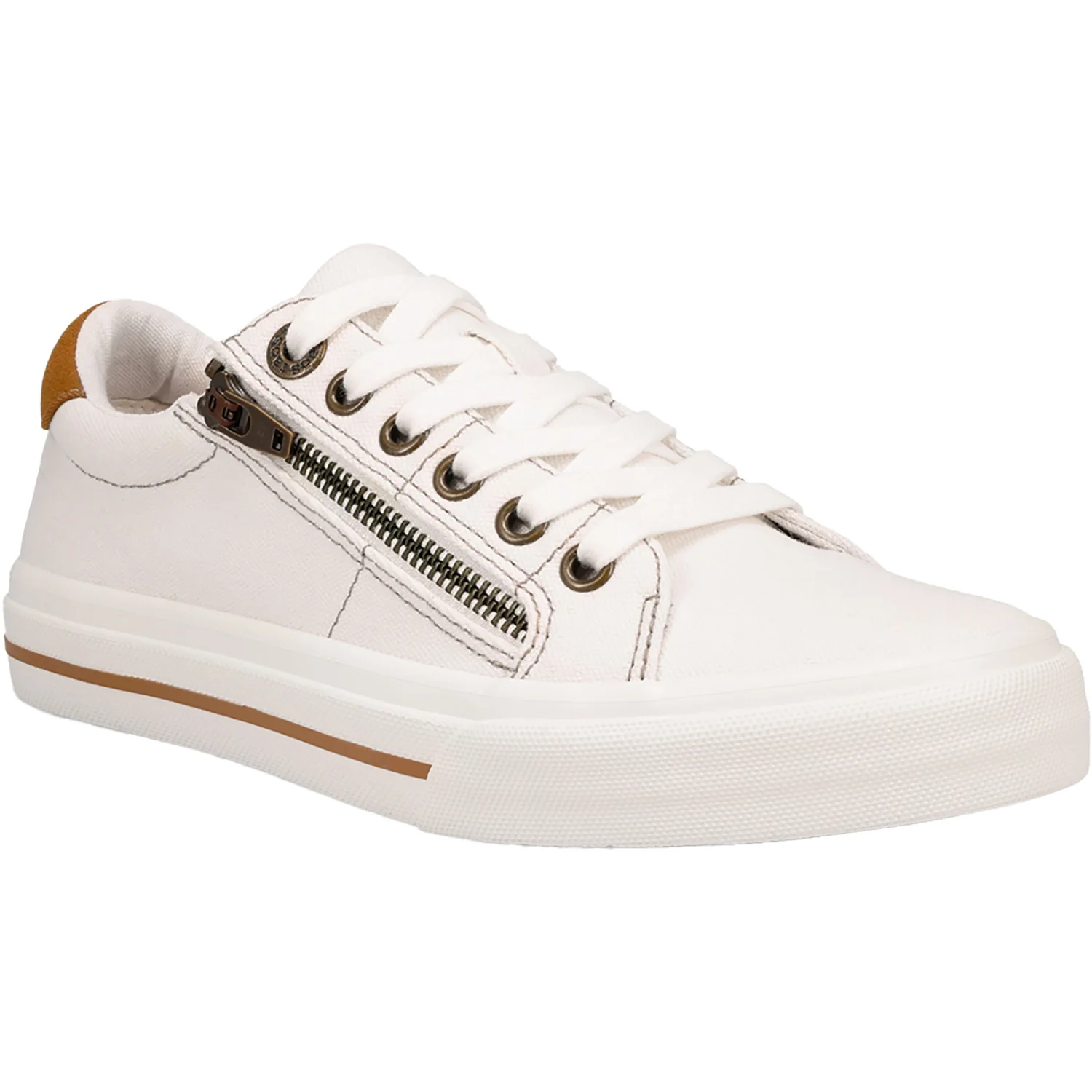 Taos Z Soul Women's Sporty Lace Up Shoes White/Golden Tan - Image 5