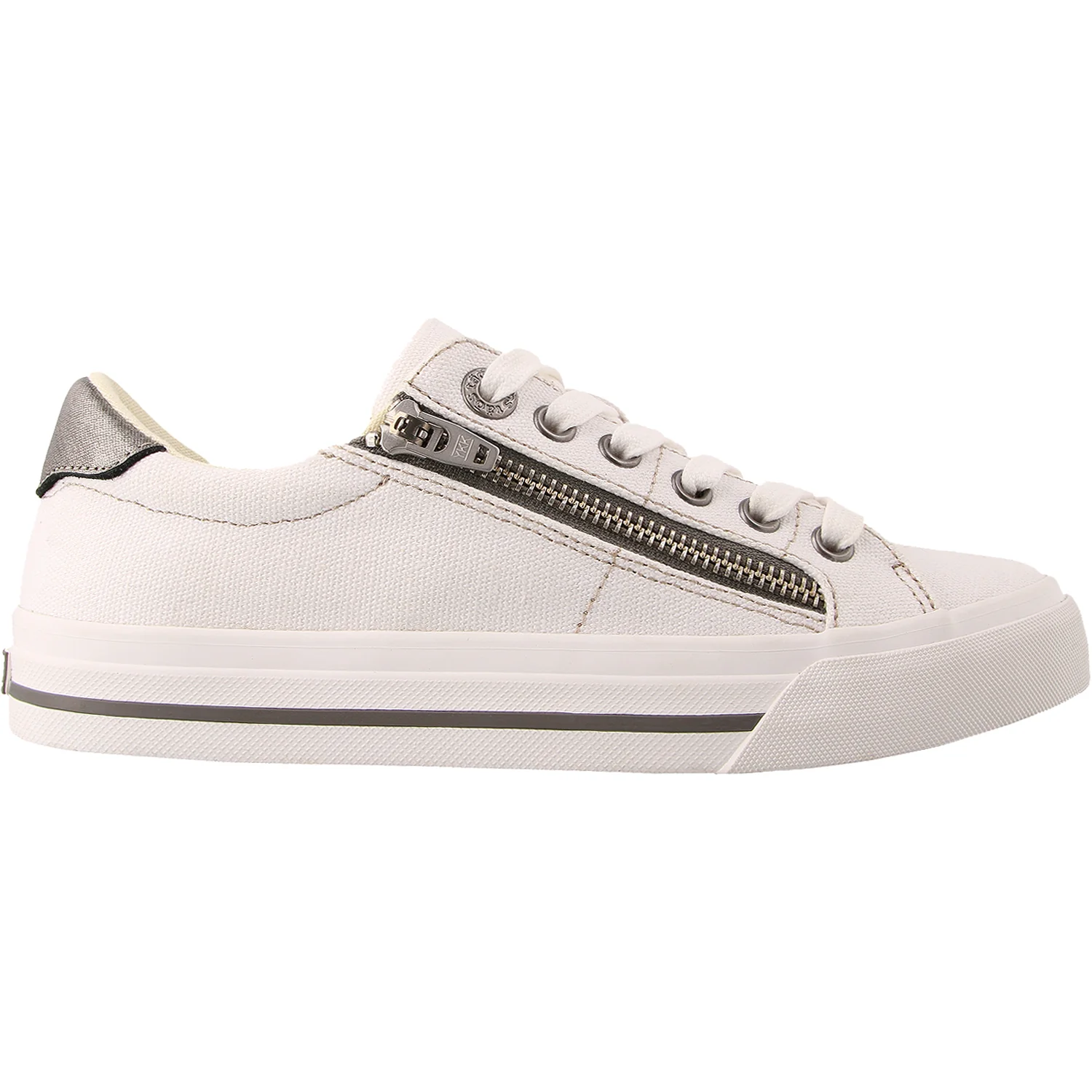 Taos Z Soul Women's Sneakers White/Pewter Canvas